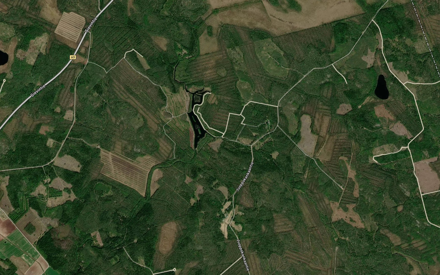 Satellite map of the Kivijarvi