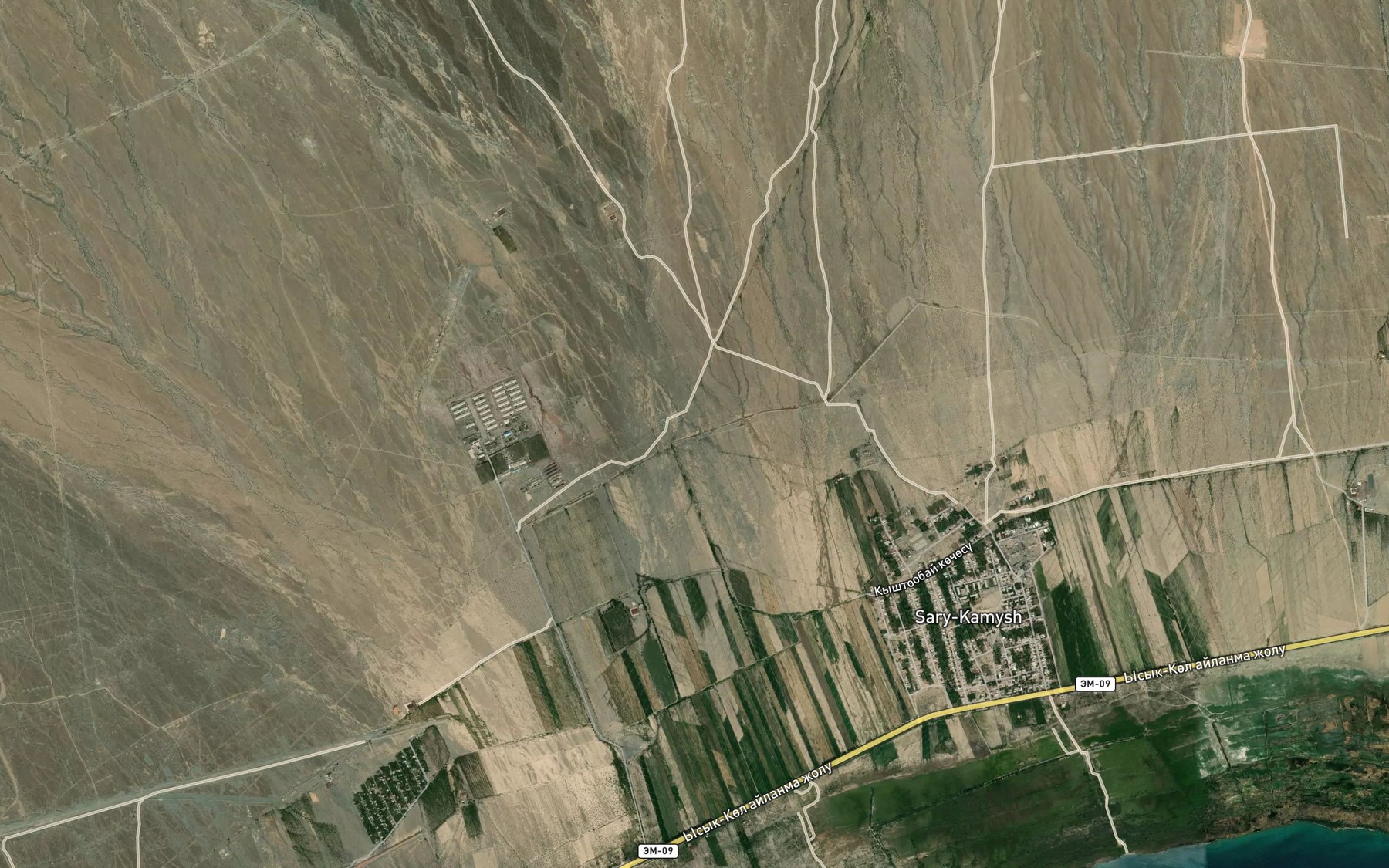 Satellite map of the Toguzbulak