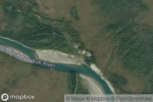 Satellite map of the Bonanza Creek