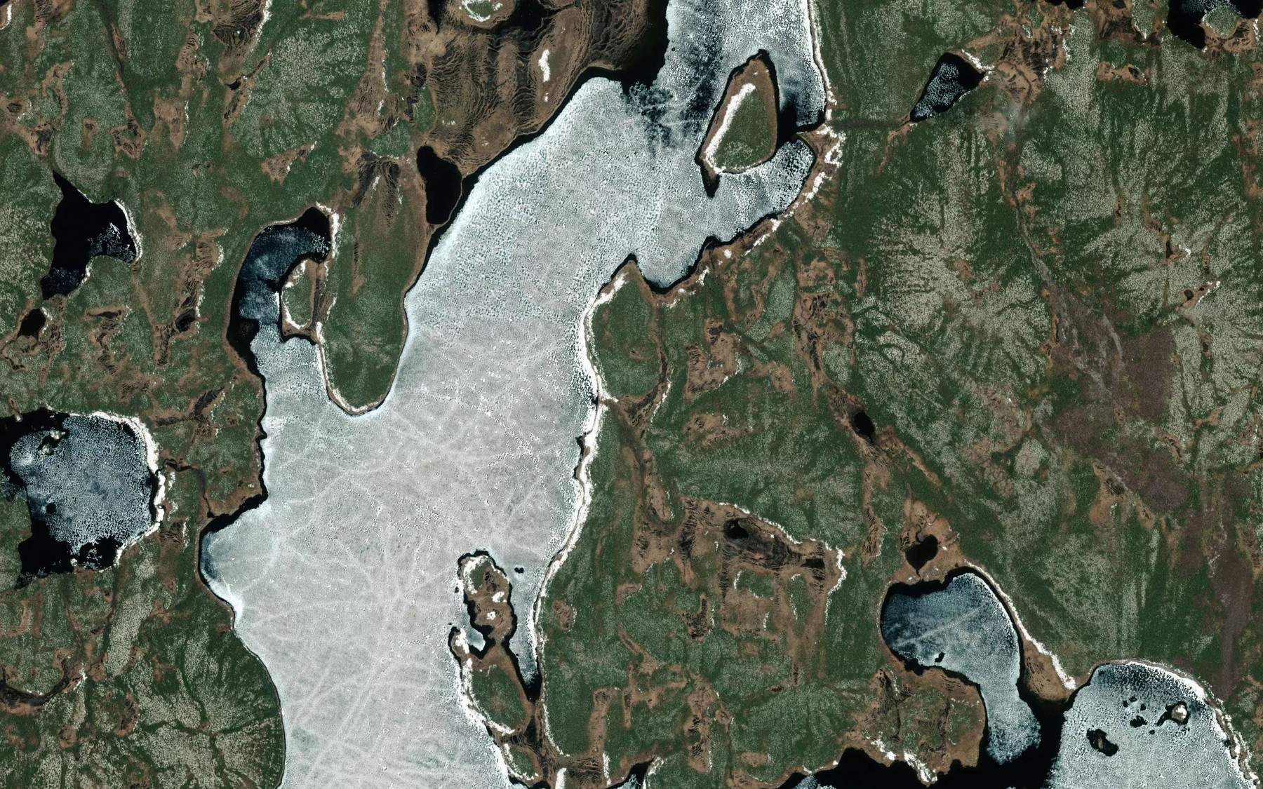 Satellite map of the Lac Dolu