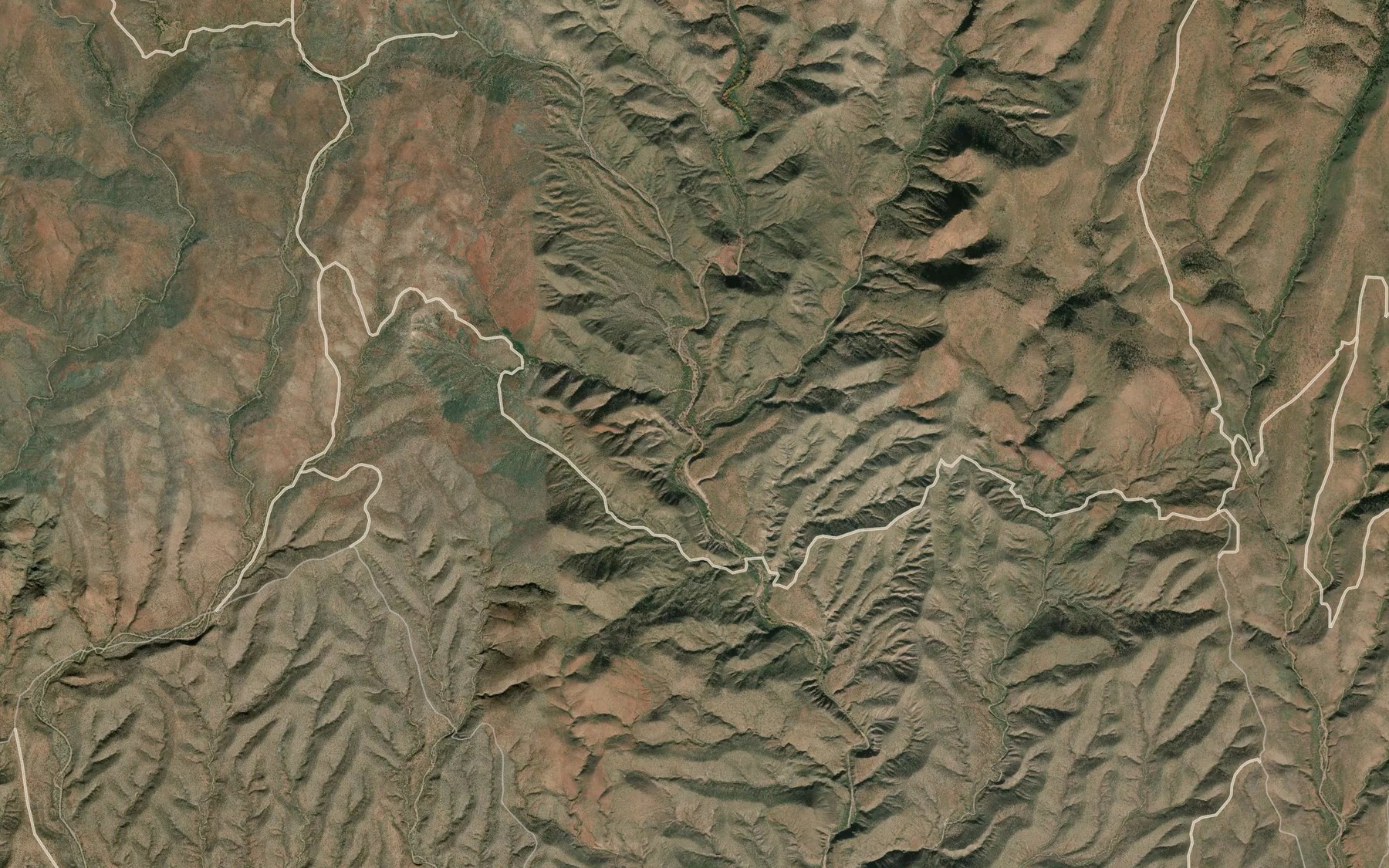 Satellite map of the Alder Creek