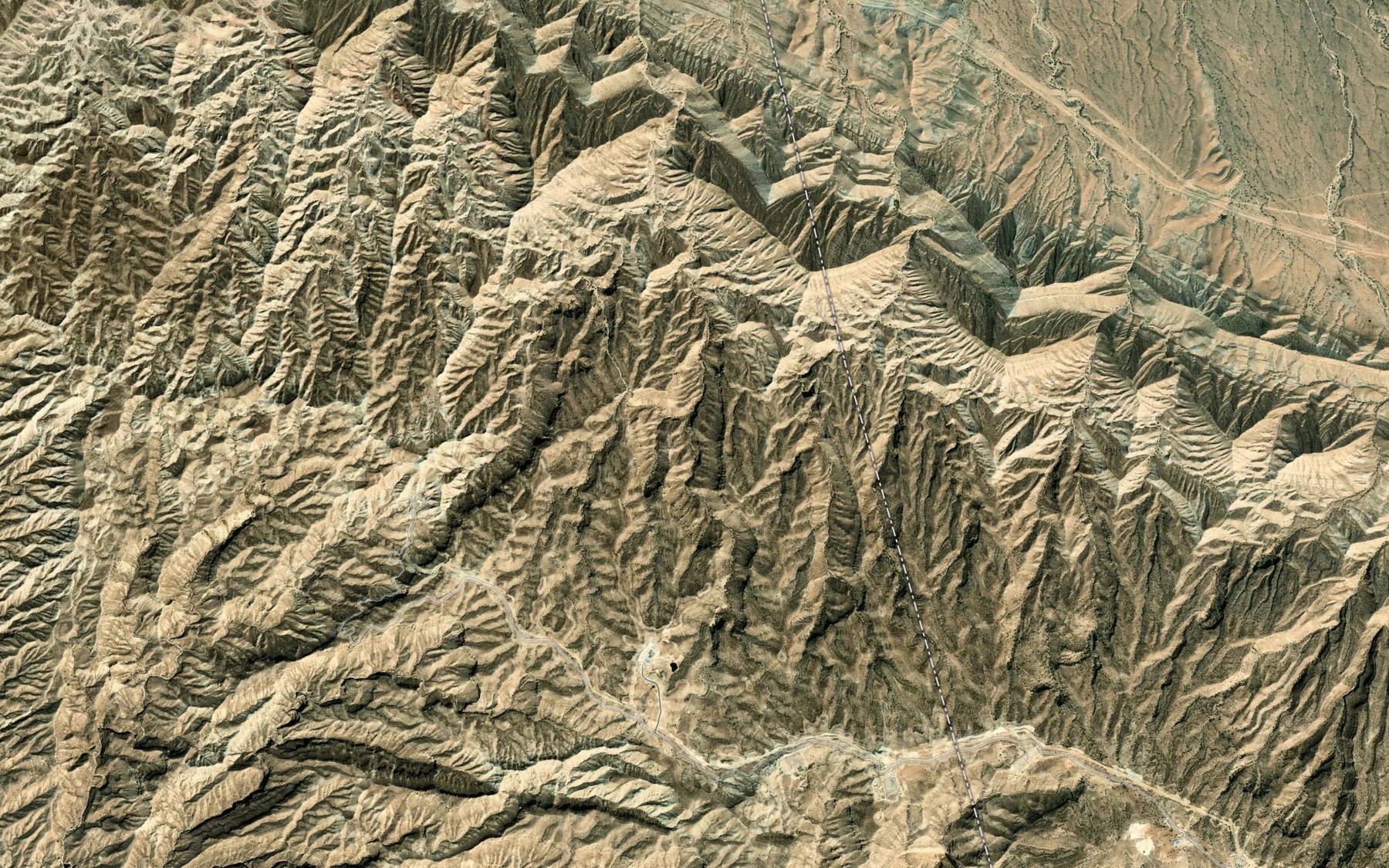 Satellite map of the Darreh-ye Shahbazi