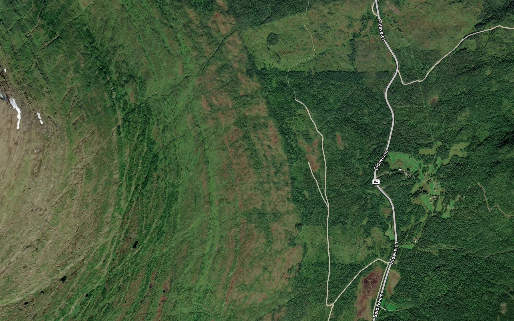 Satellite map of the Stormyrelva