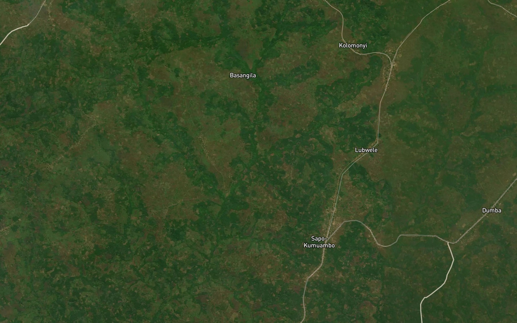 Satellite map of the Bilapia