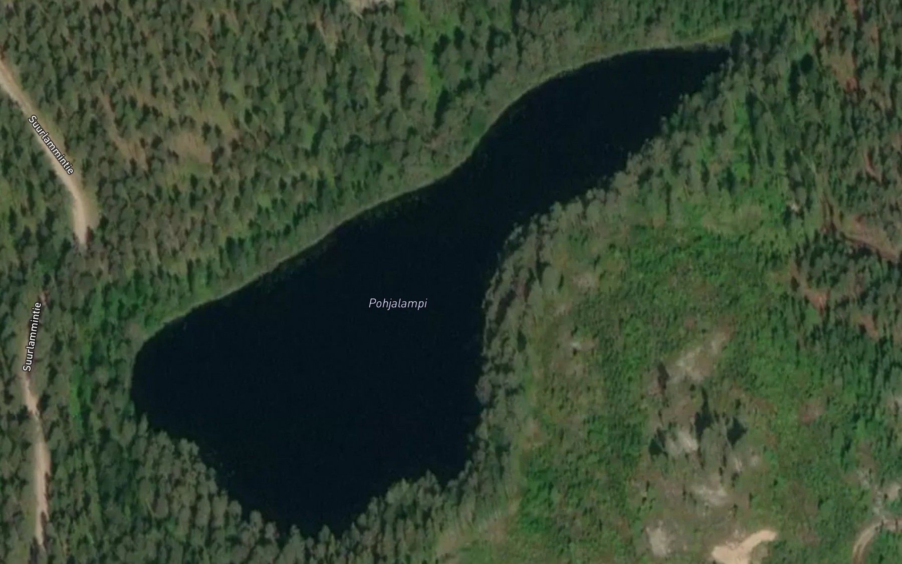 Satellite map of the Pohjalampi
