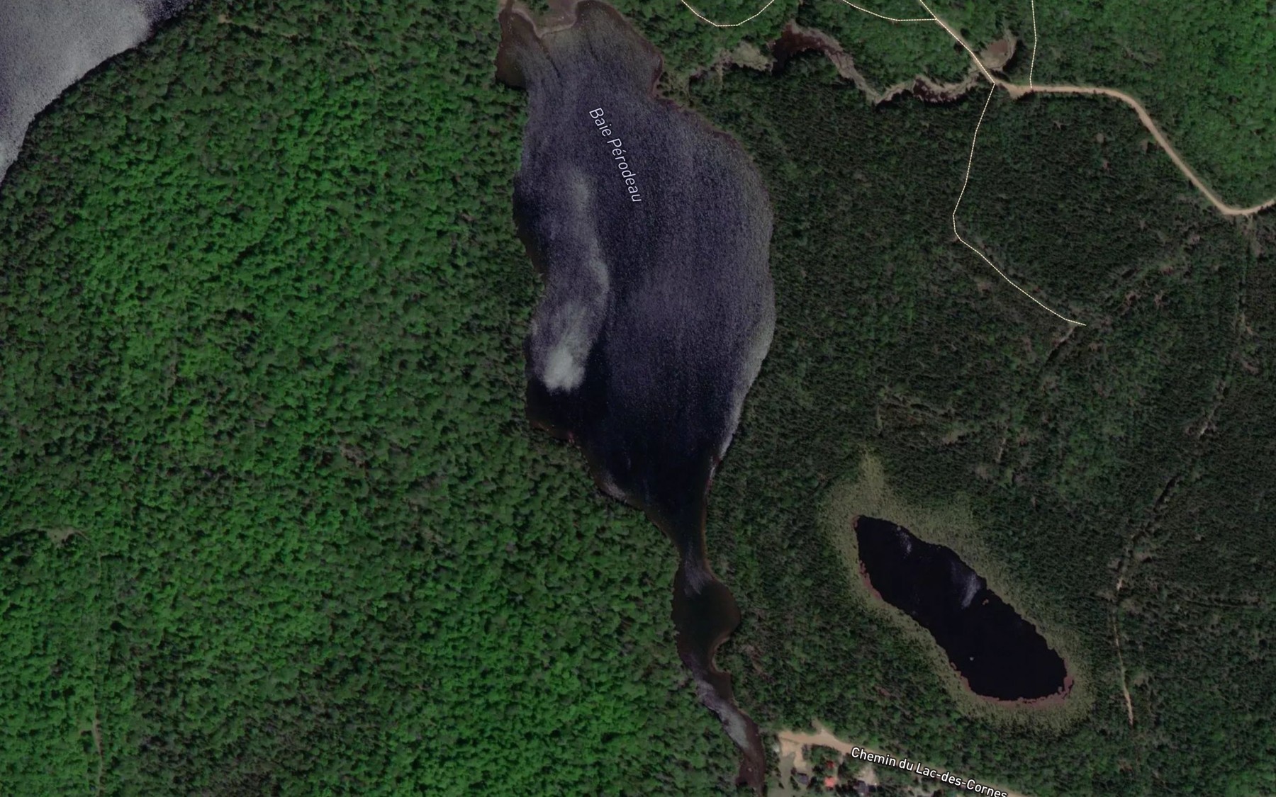 Satellite map of the Baie Perodeau