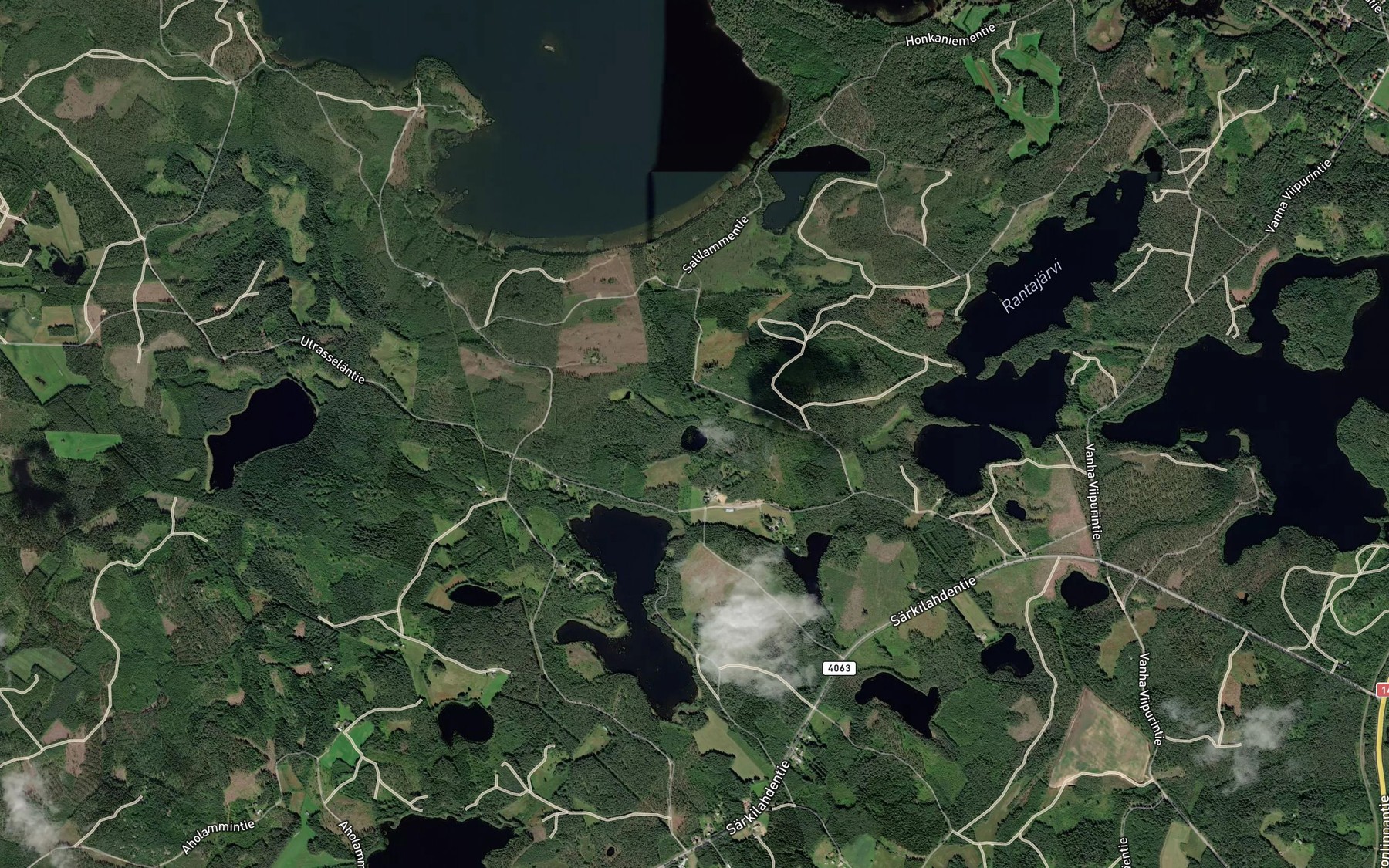 Satellite map of the Loytolampi