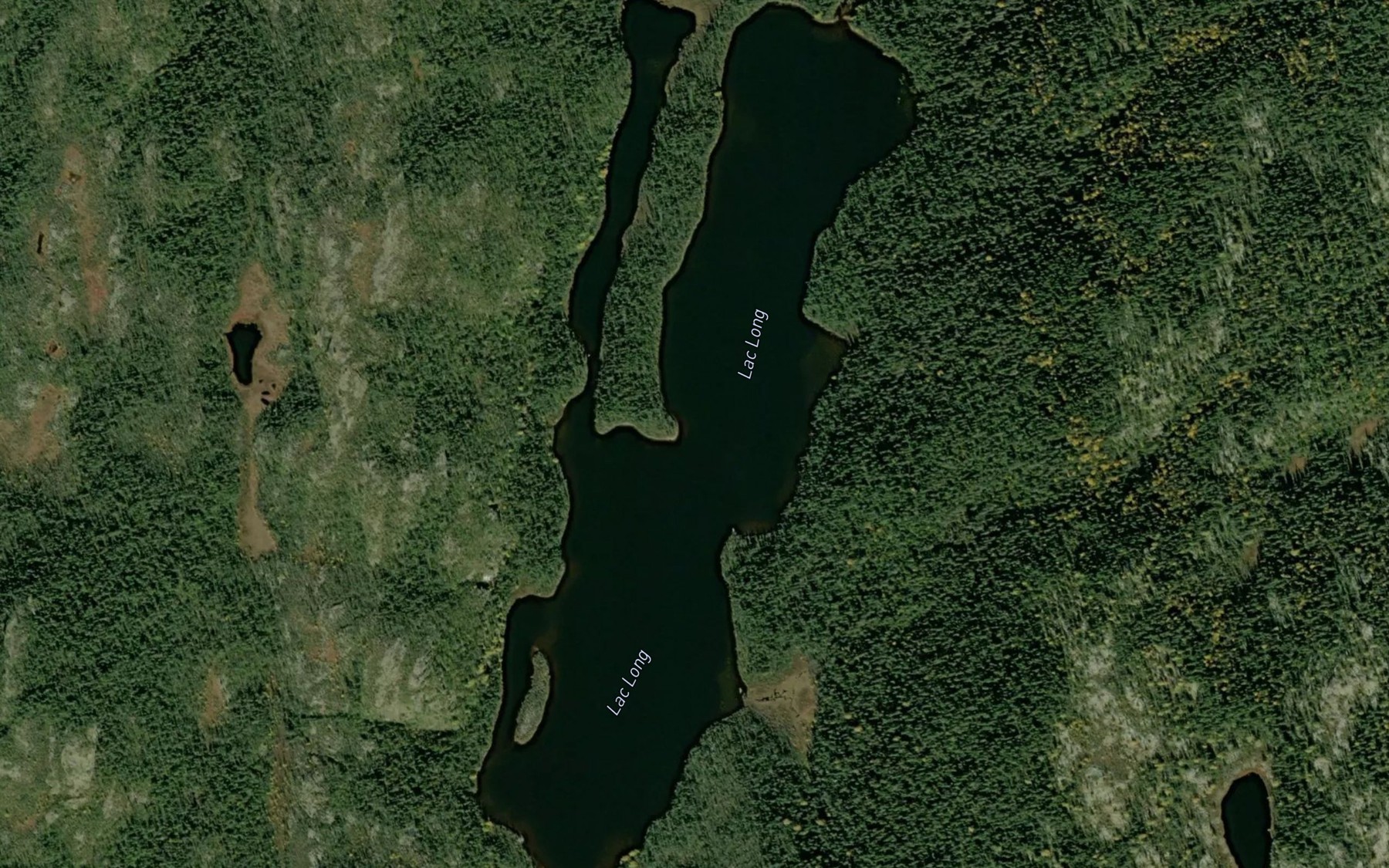 Satellite map of the Lac Long