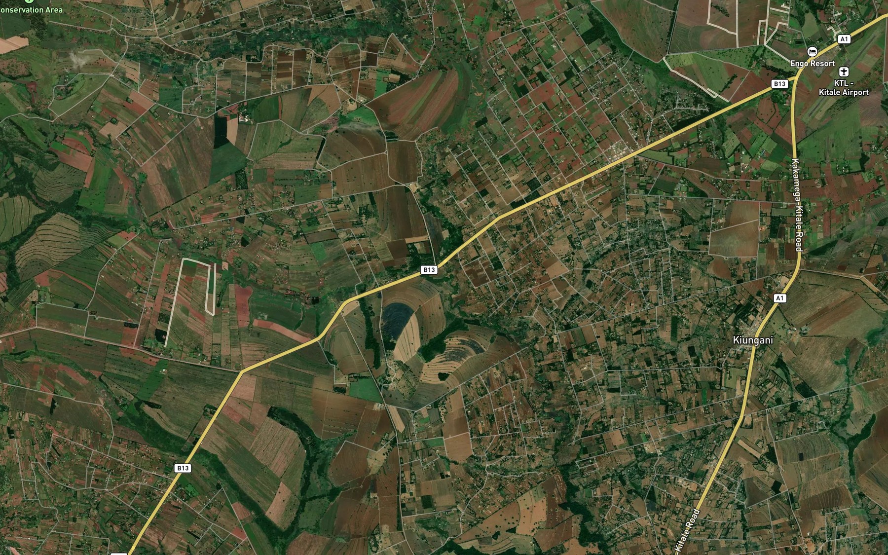 Satellite map of the Sikinwa