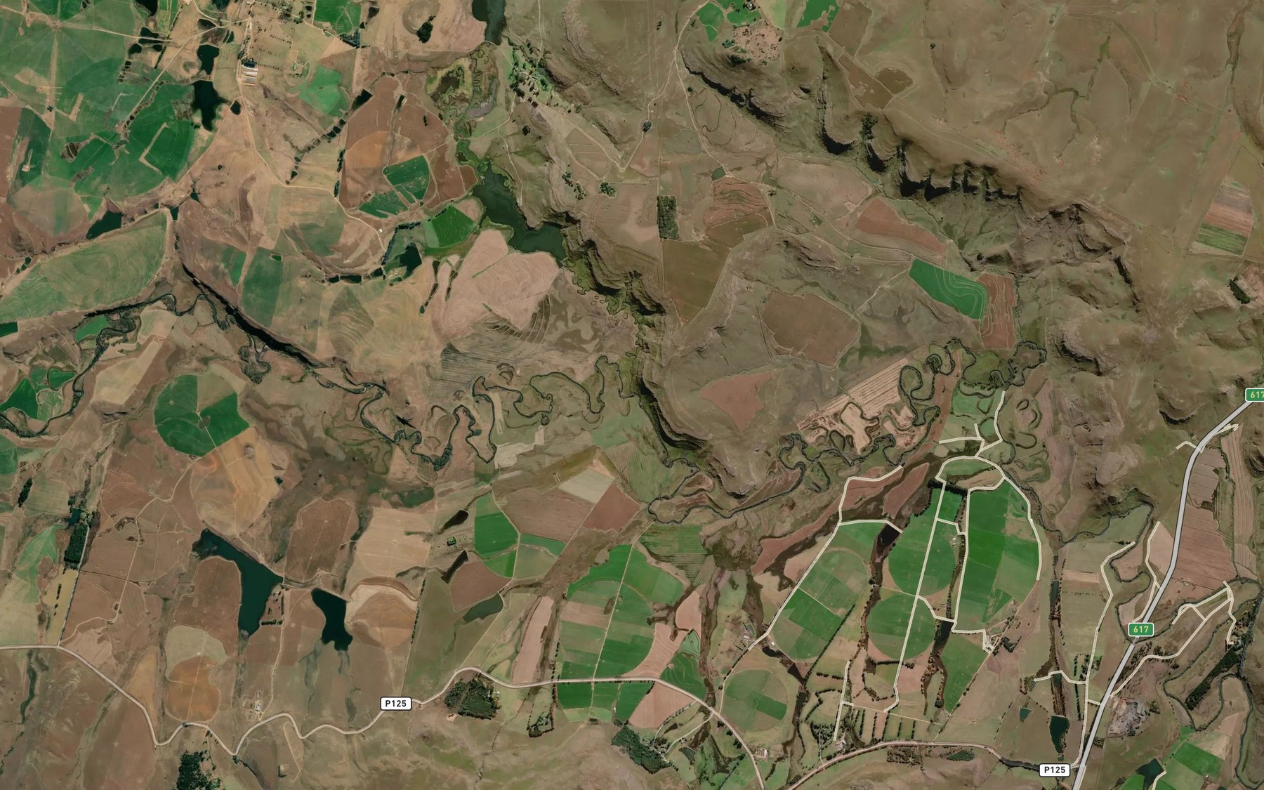 Satellite map of the Ngwangwe