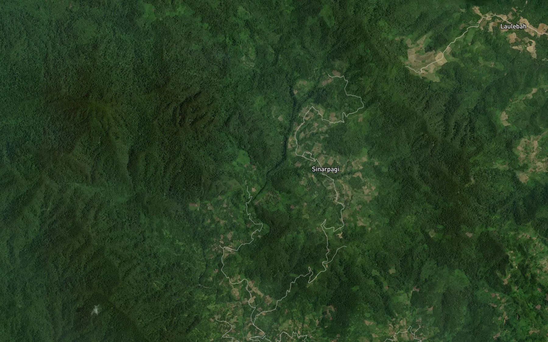Satellite map of the Lae Bahliah
