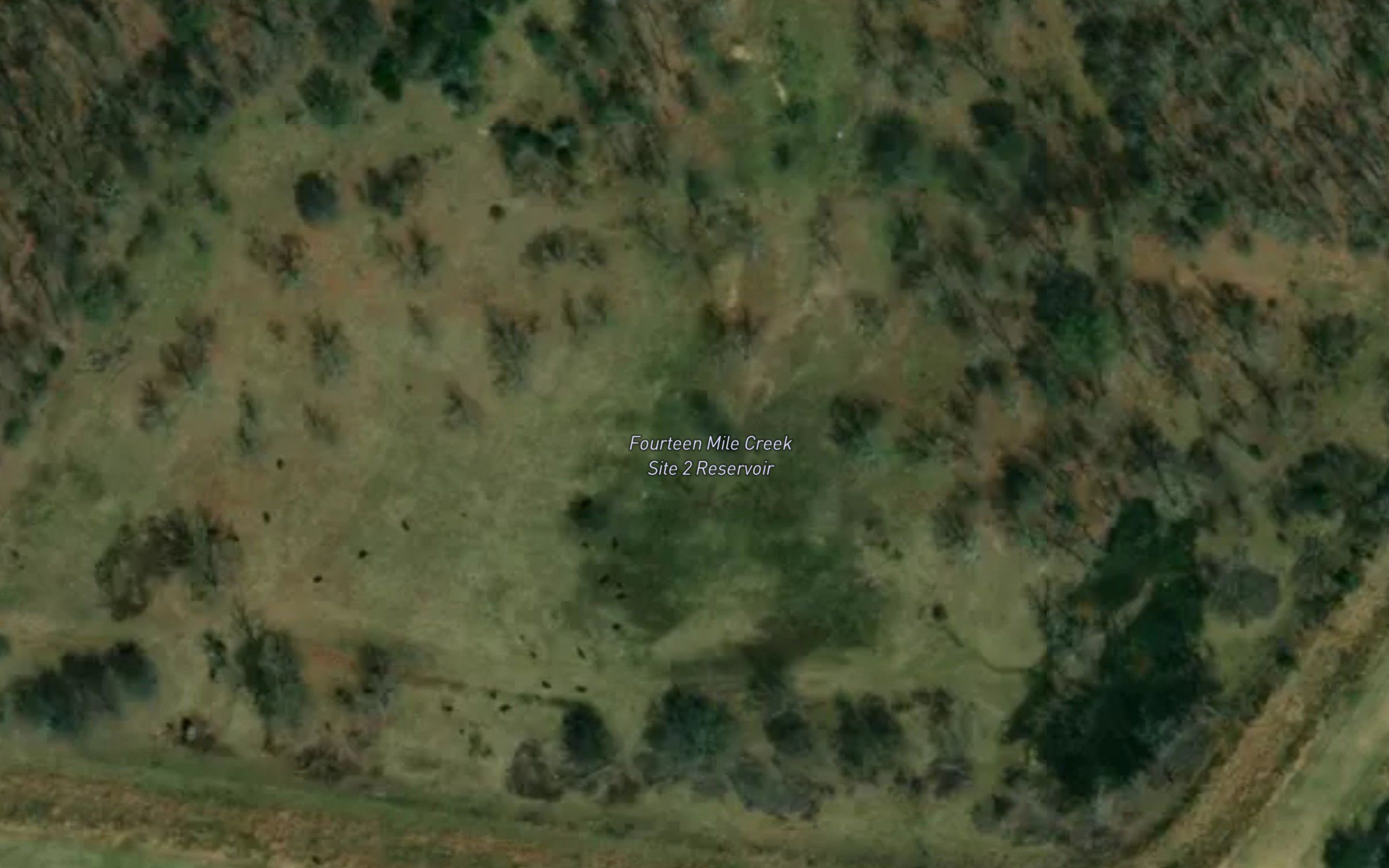 Fourteen Mile Creek Site 2 Reservoir