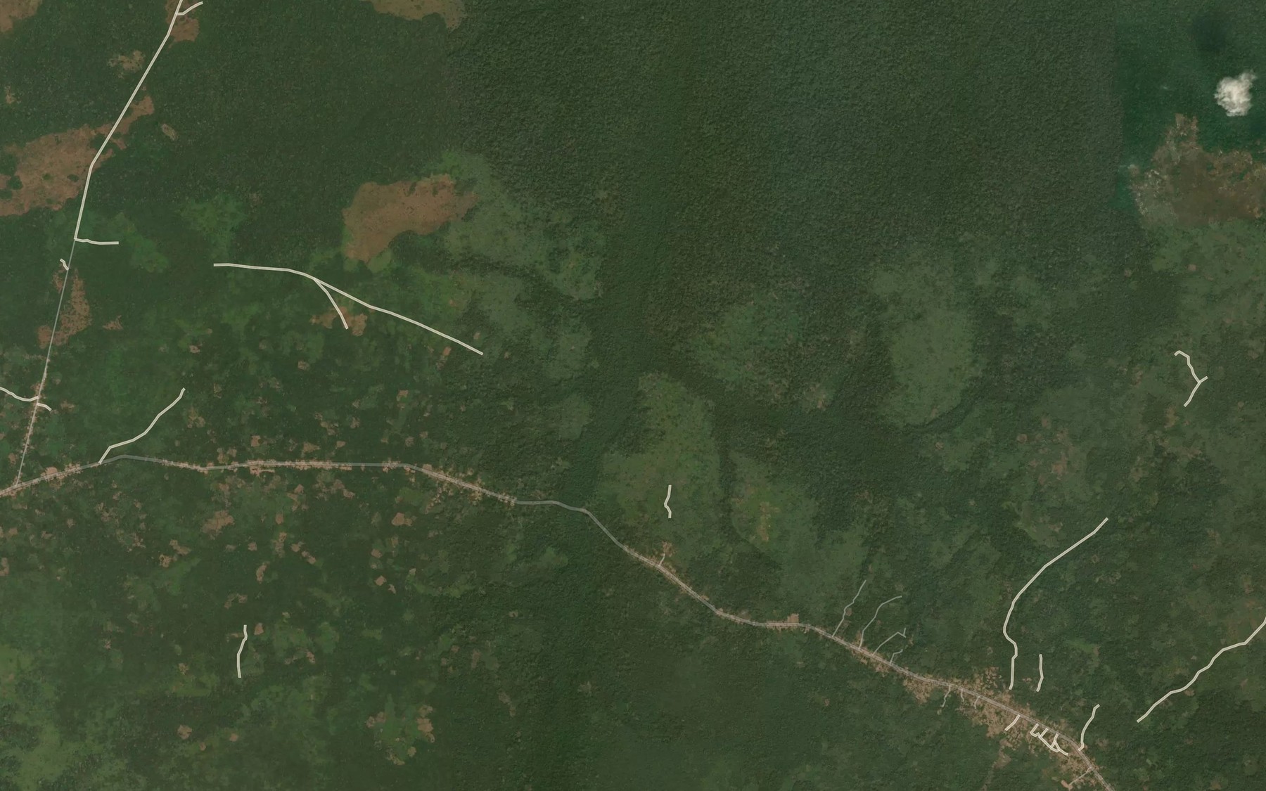 Satellite map of the Mokungu