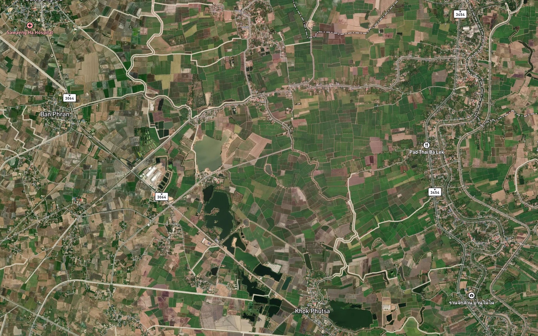 Satellite map of the Nong Hua Taek