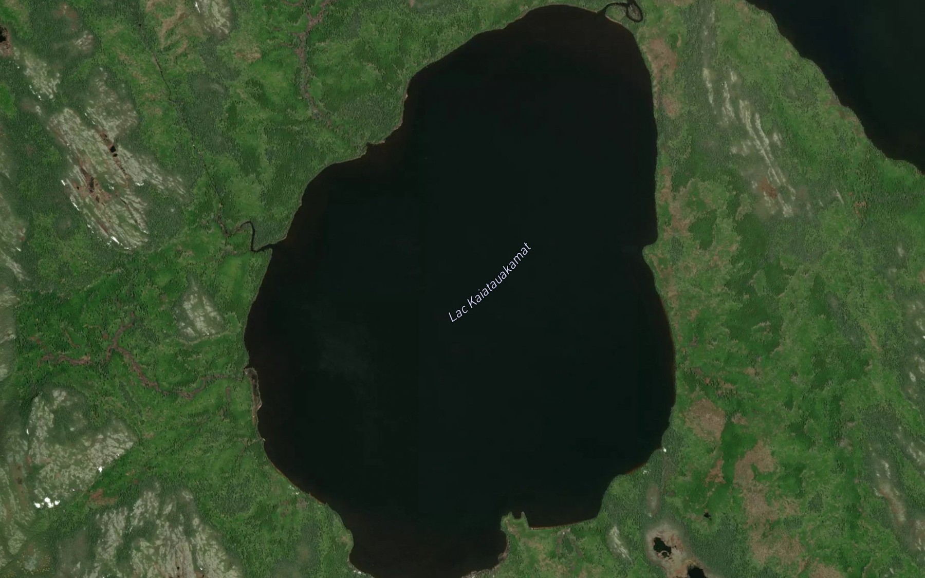 Satellite map of the Lac Kaiatauakamat