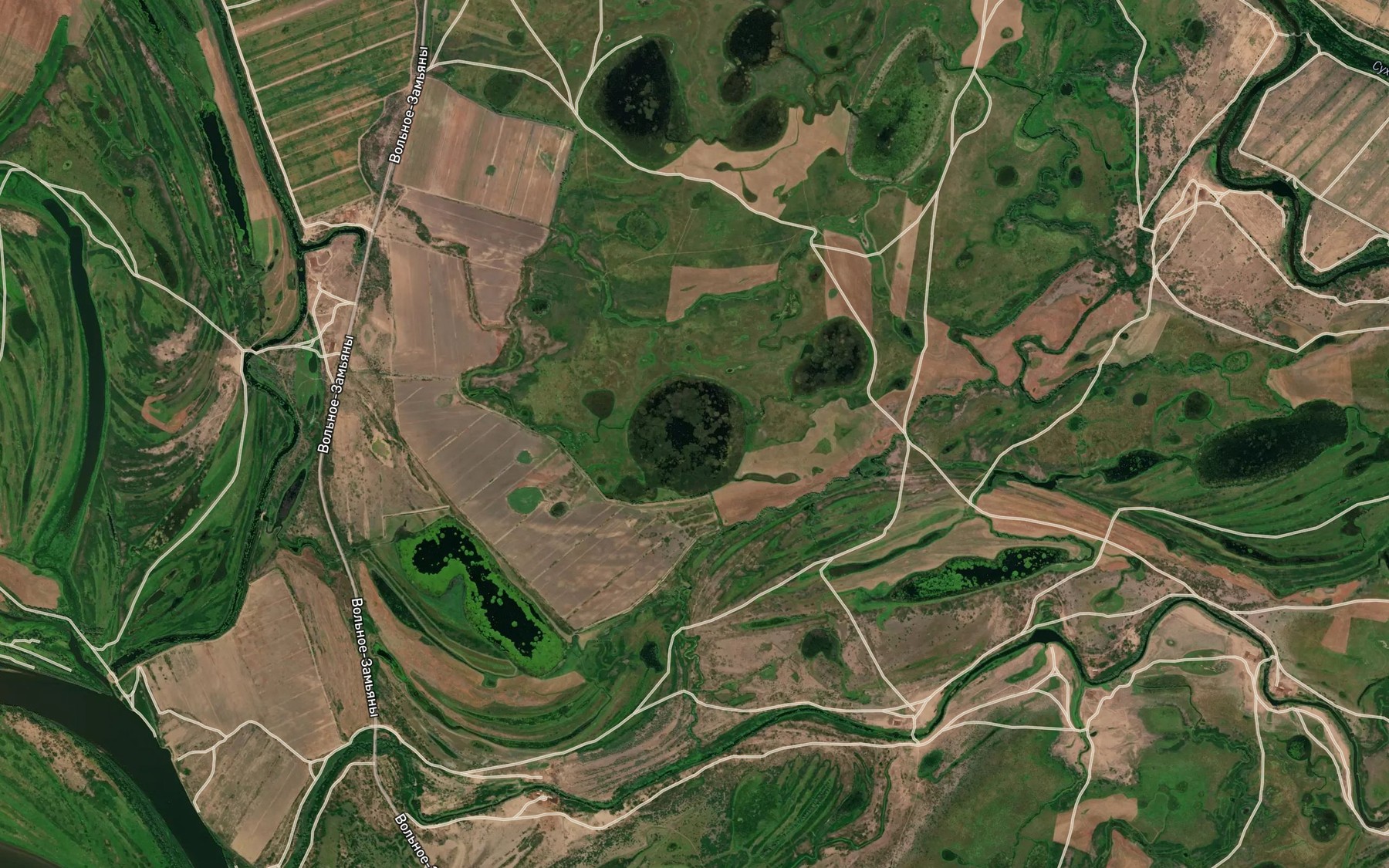 Satellite map of the Il'men' Losevskiy