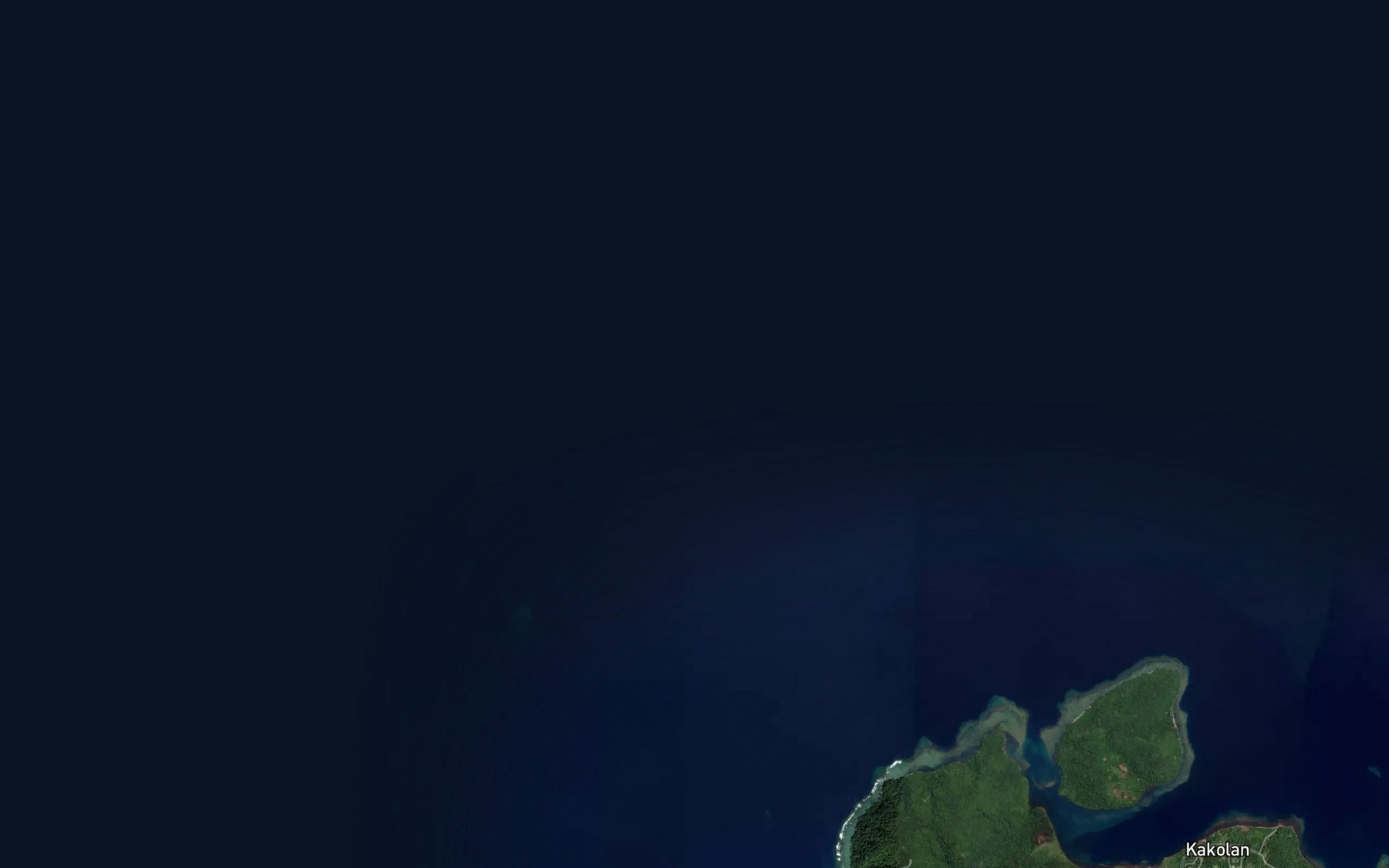 Satellite map of the Sido Reef