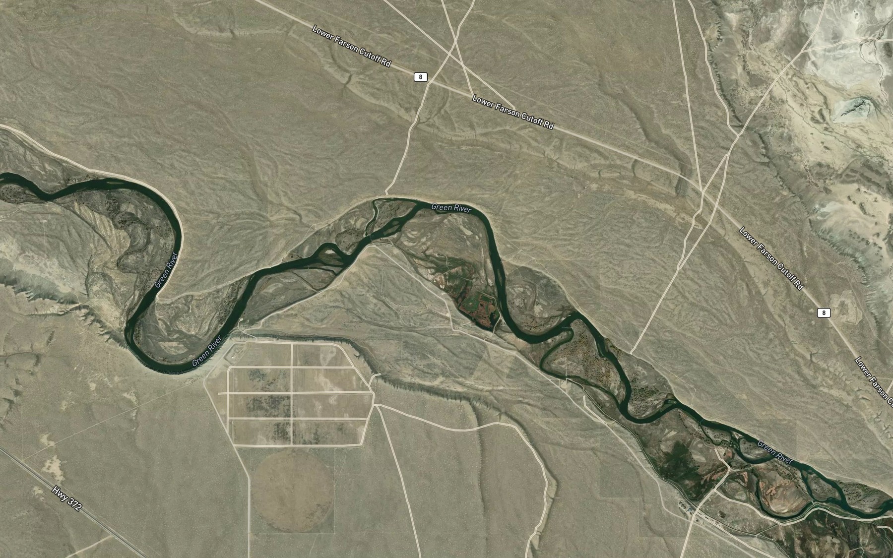 Satellite map of the Hamp Ditch Number 1
