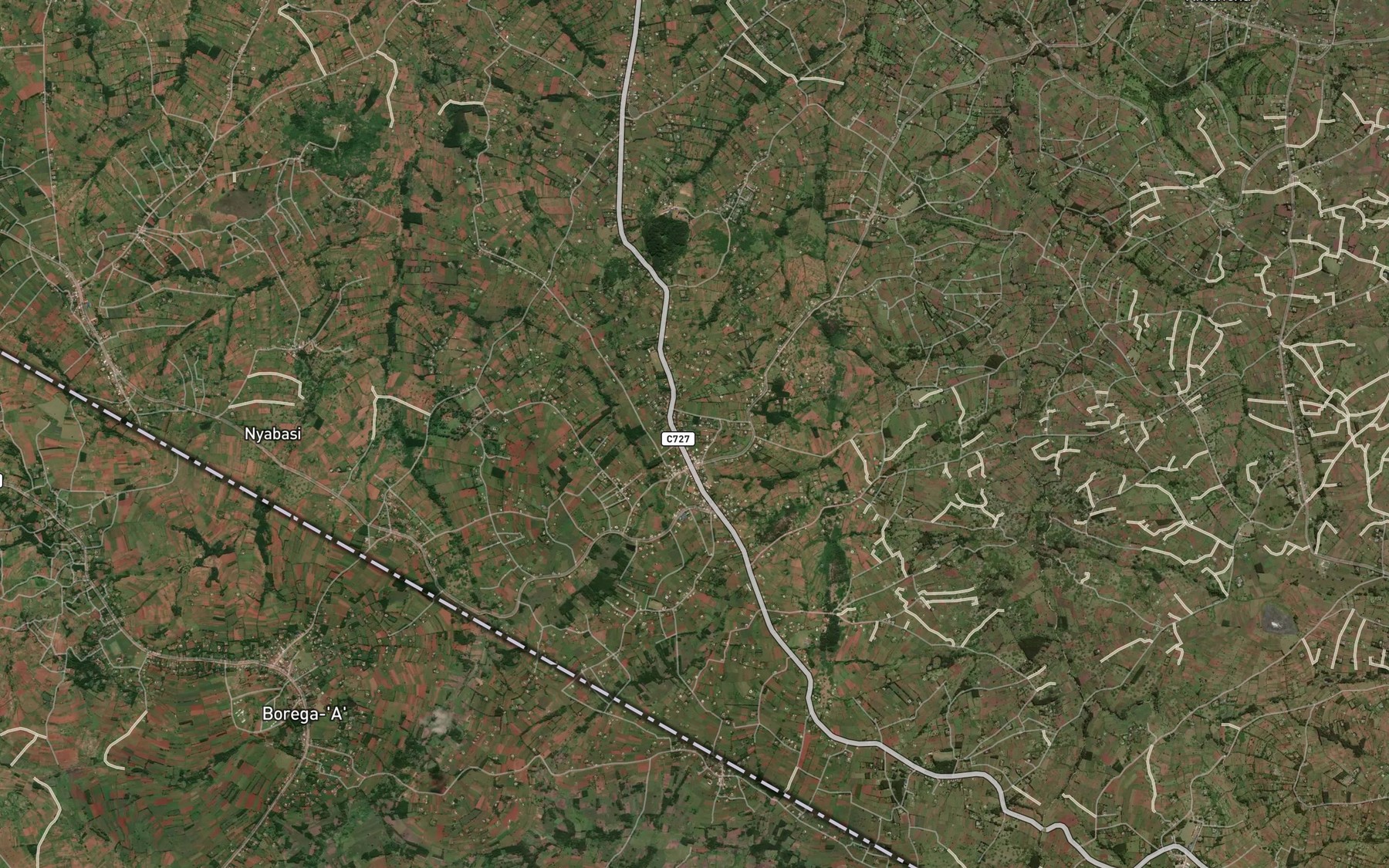 Satellite map of the Namtubiro