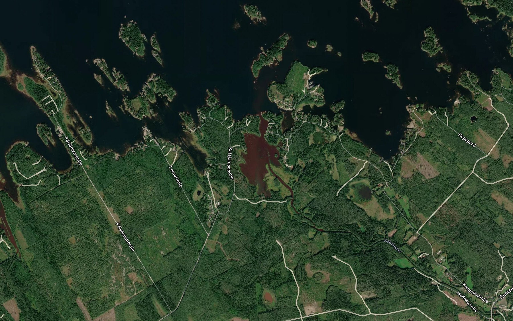 Satellite map of the Katajalahti