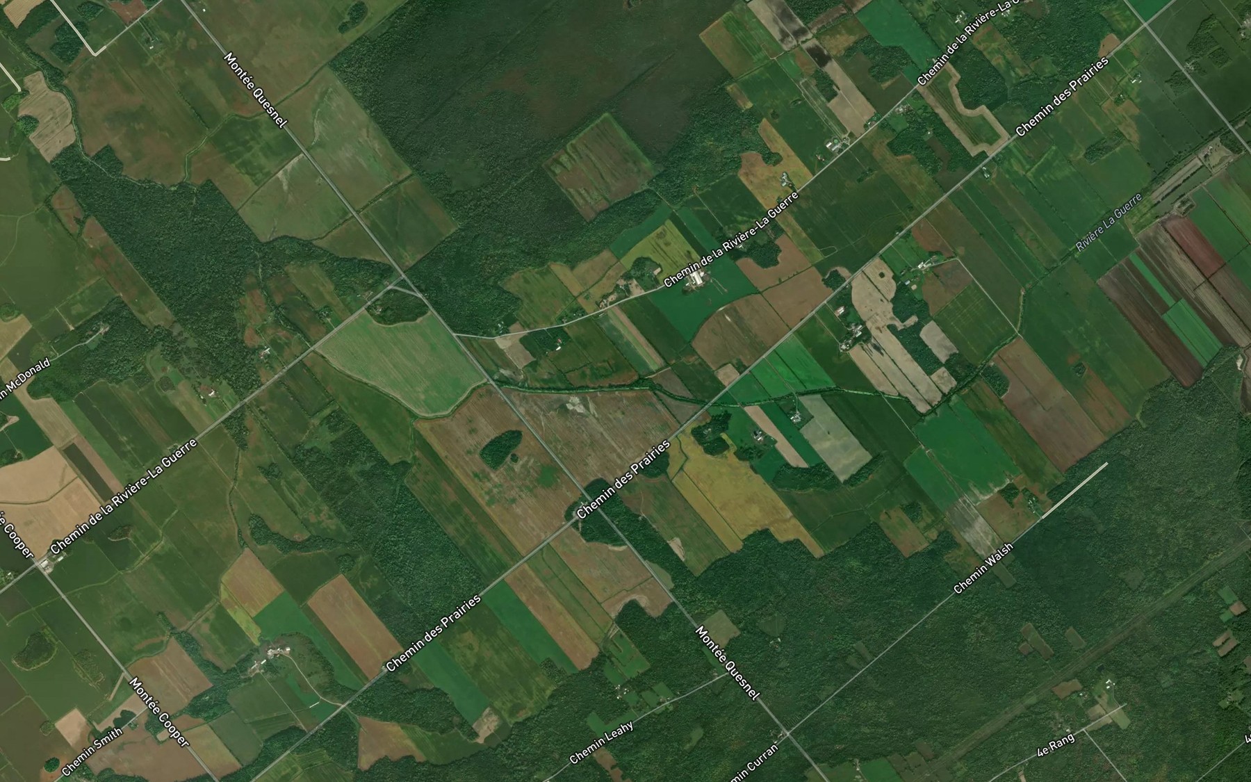 Satellite map of the Cours d'eau Brunet