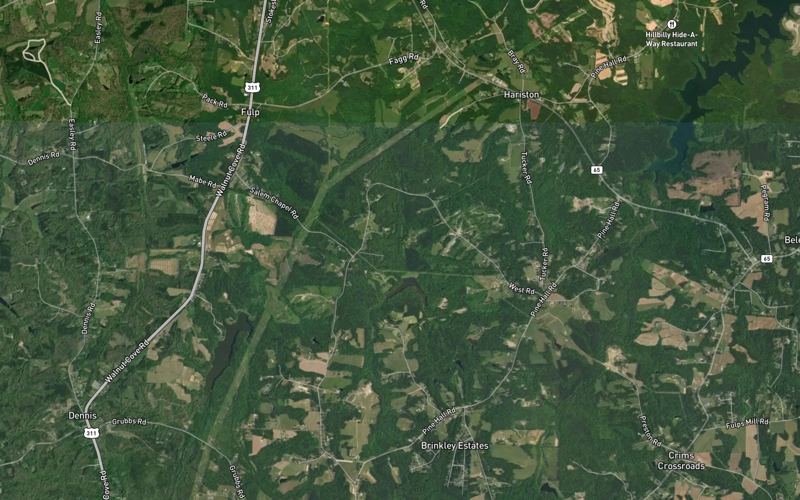 Town Fork Creek Watershed Lake Thirteen