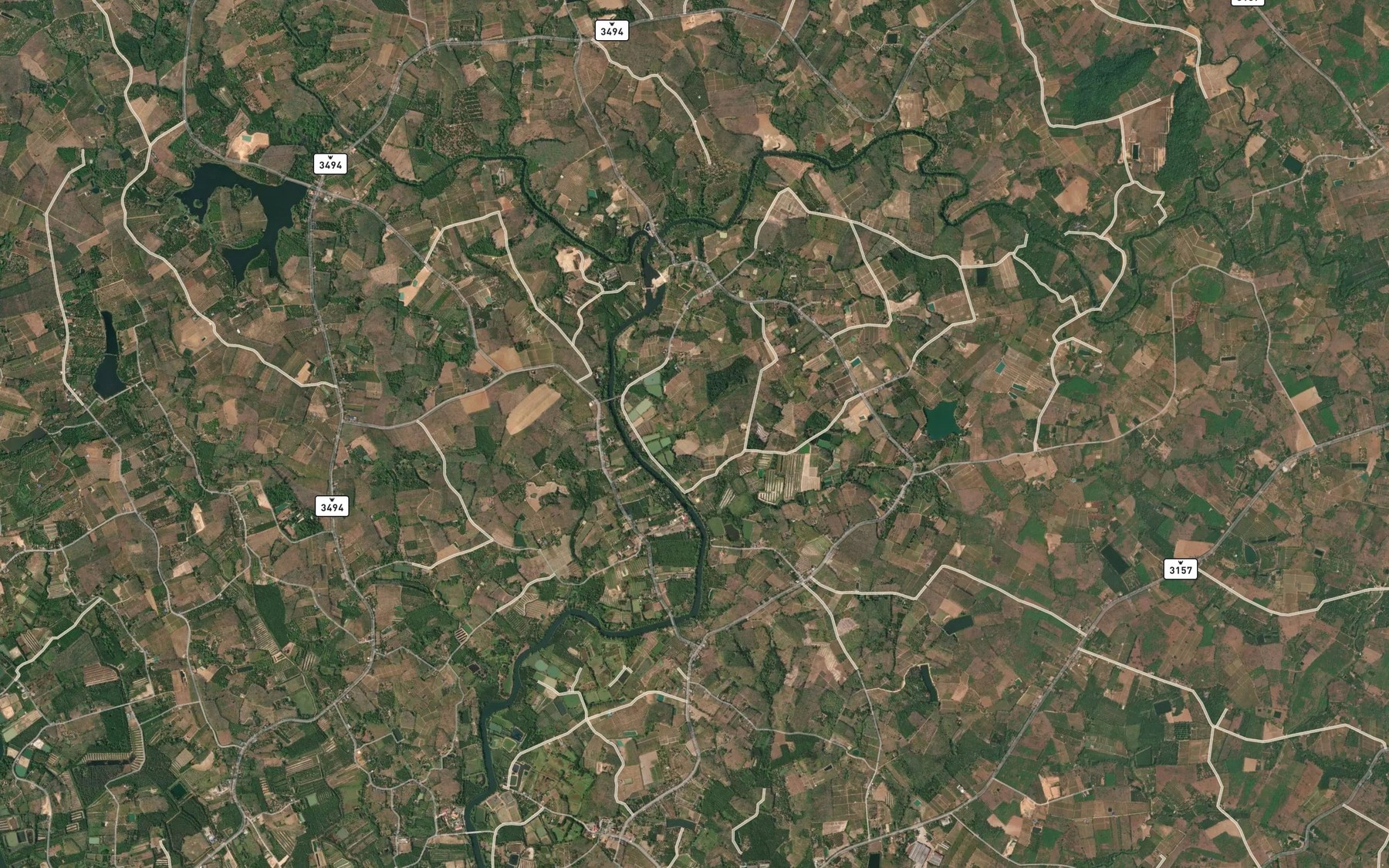 Satellite map of the Khlong Phit