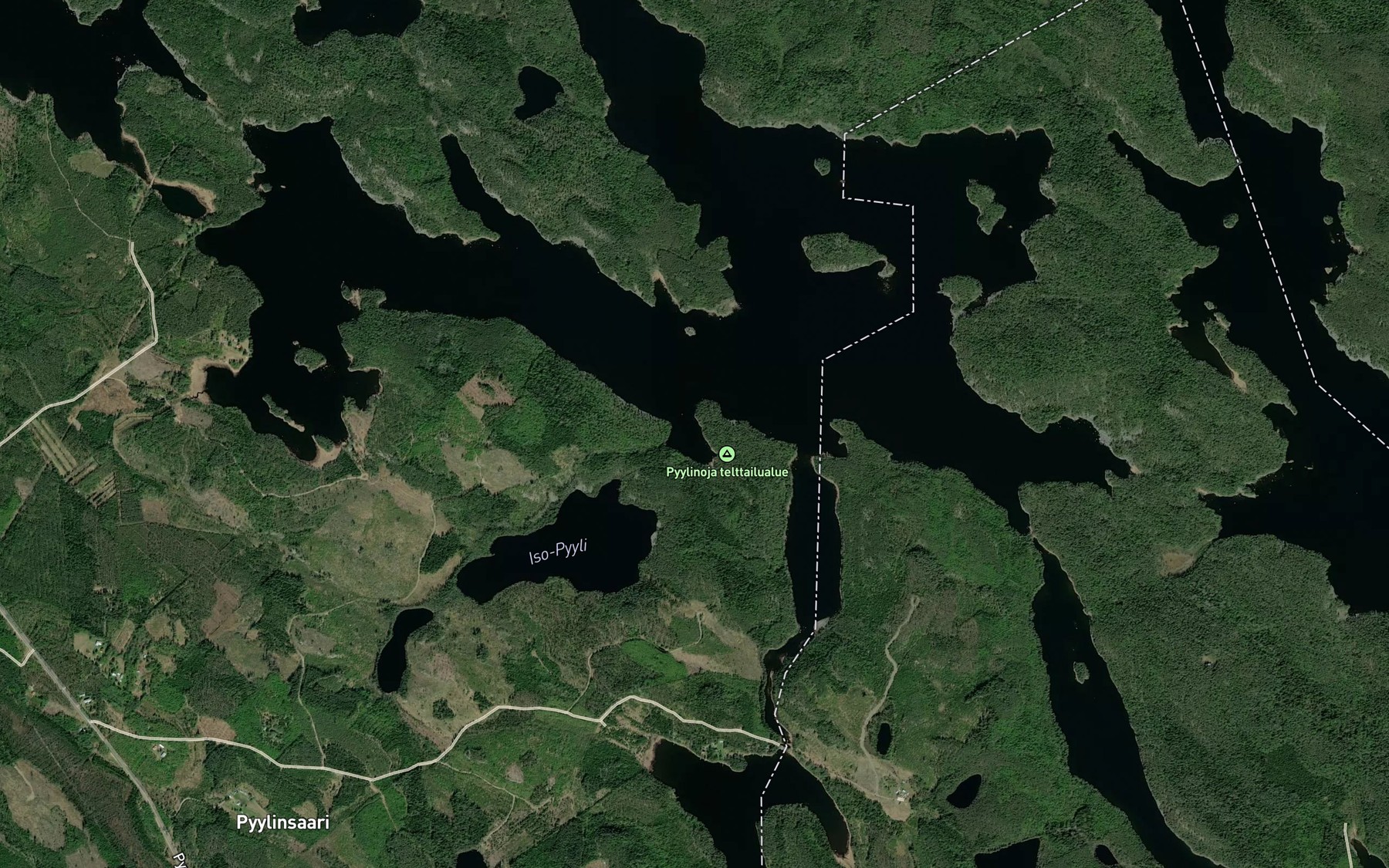 Satellite map of the Pyylijoensuunkaarre