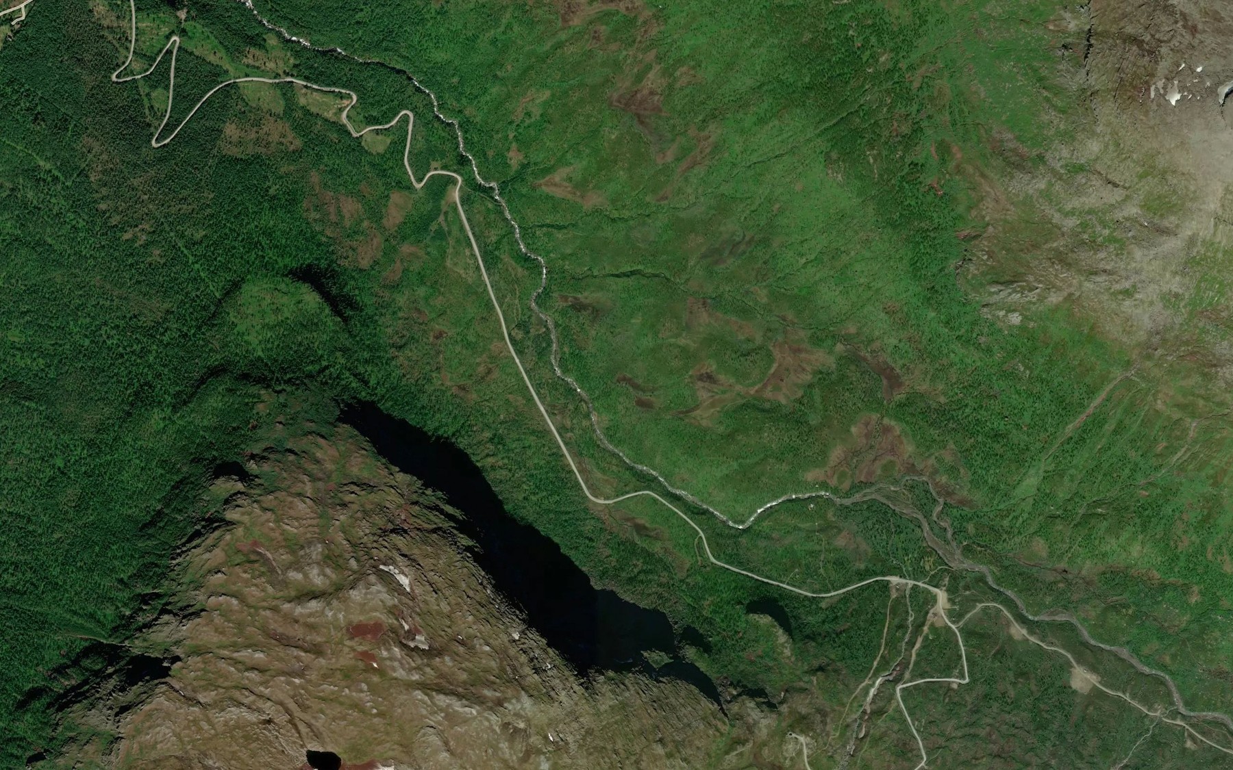 Satellite map of the Lappbekken
