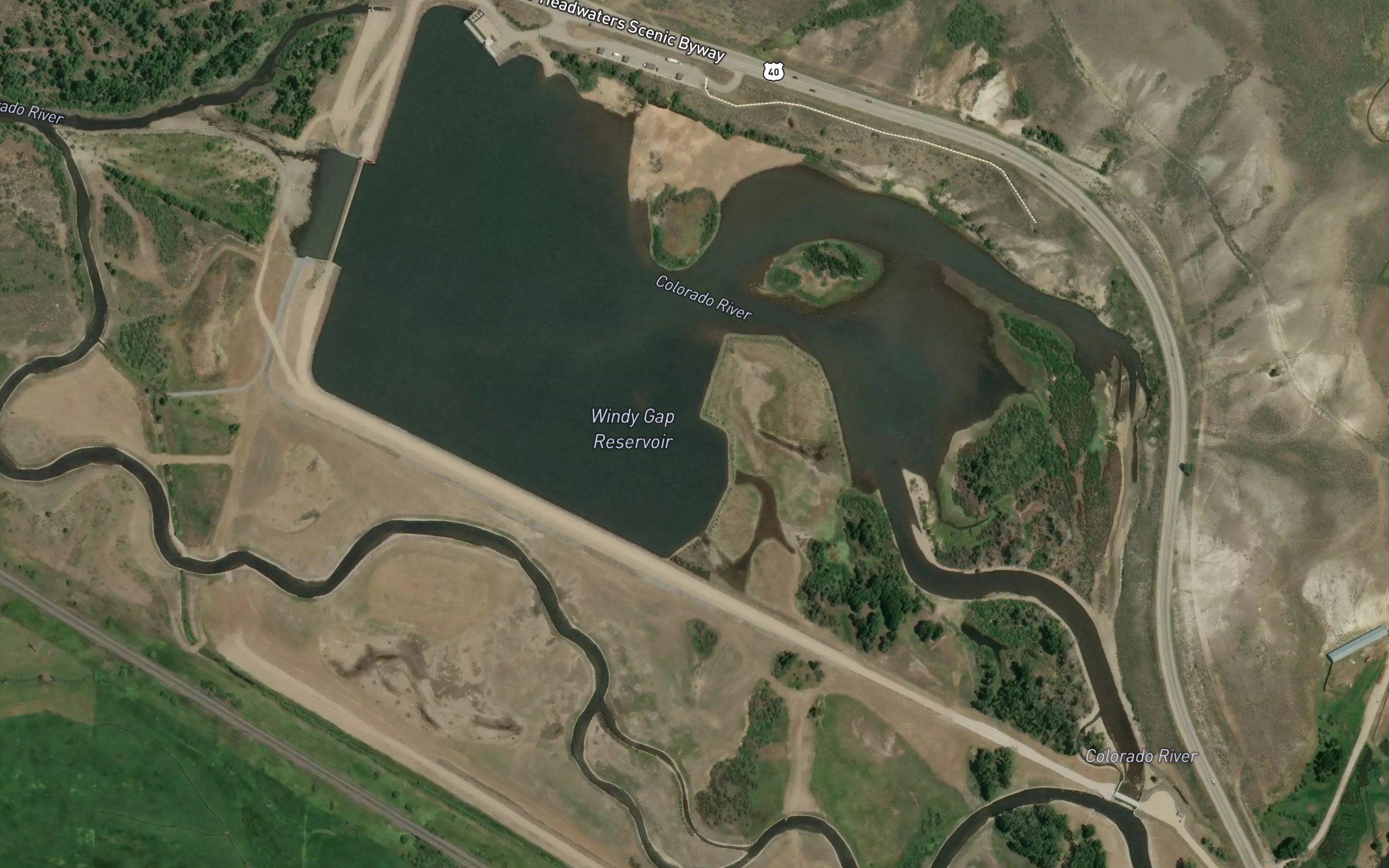 Windy Gap Reservoir