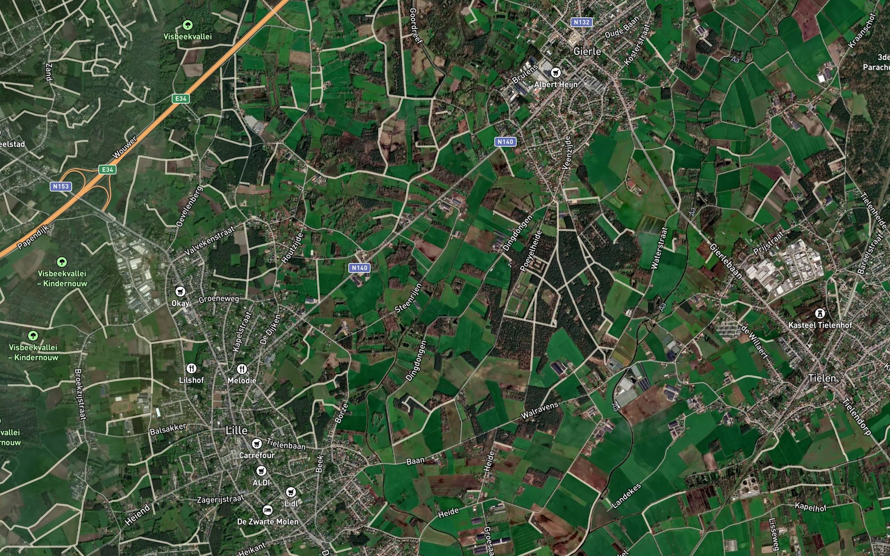 Satellite map of the Oudendijksloop