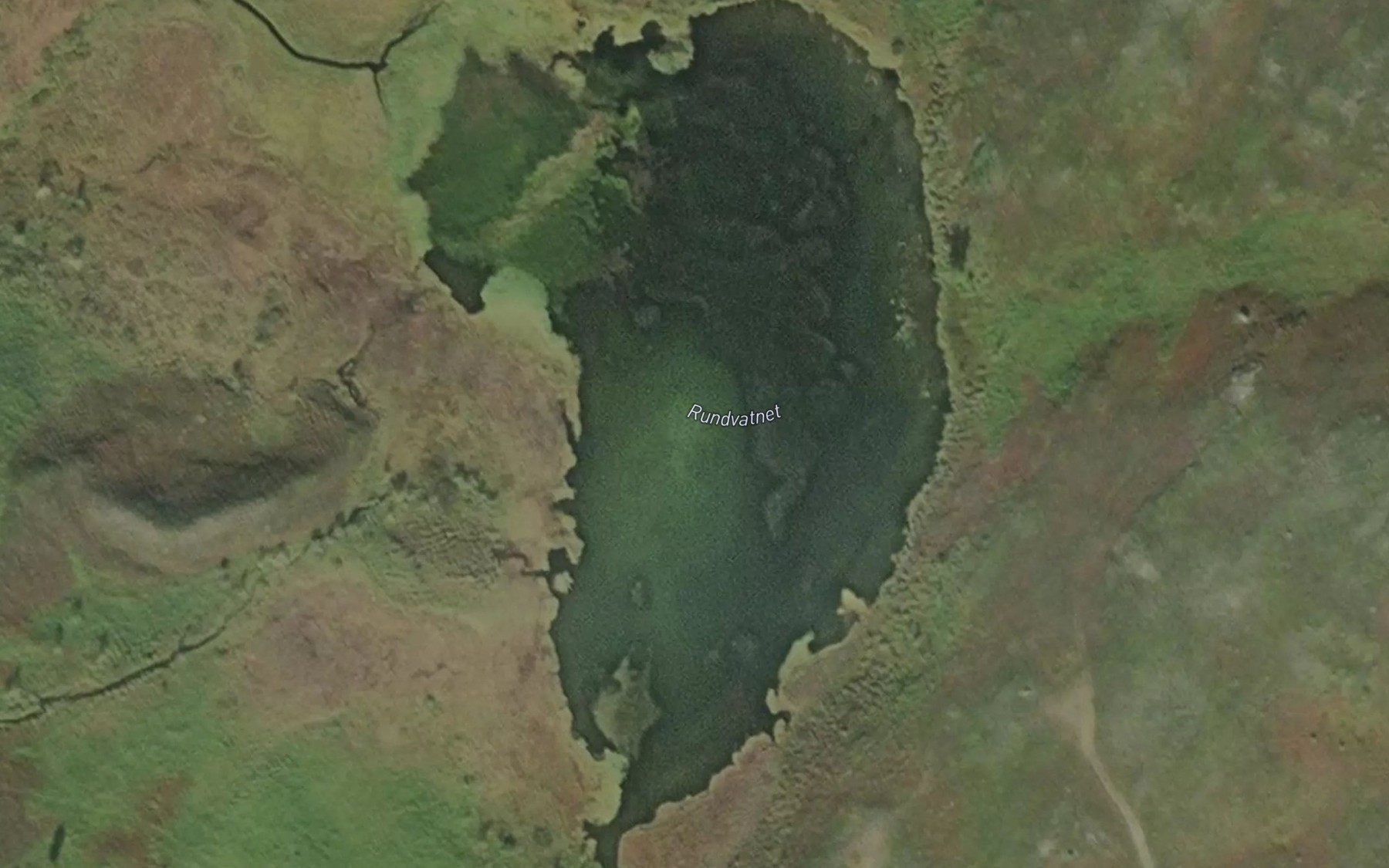 Satellite map of the Rundvatnet
