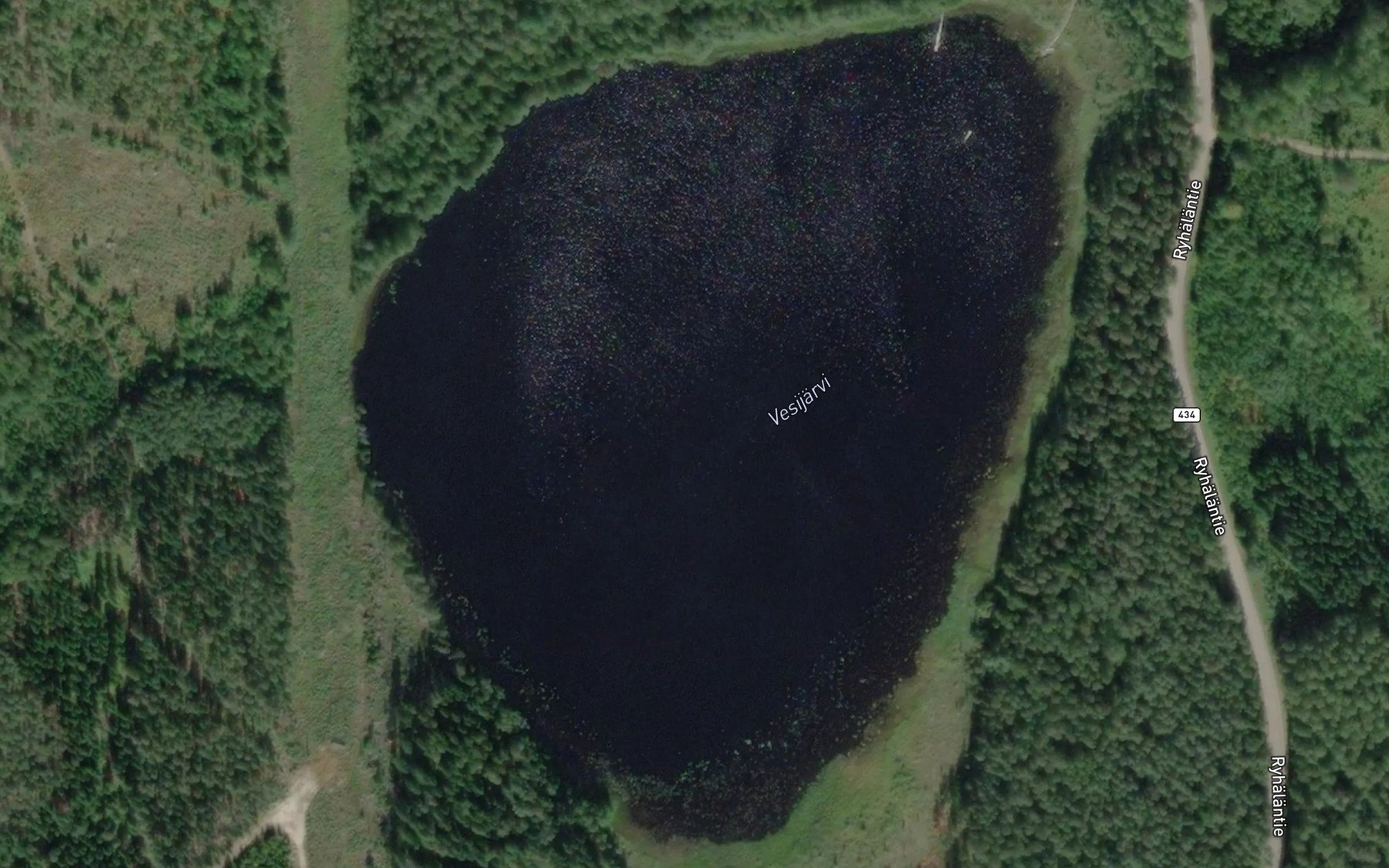 Satellite map of the Vesijarvi