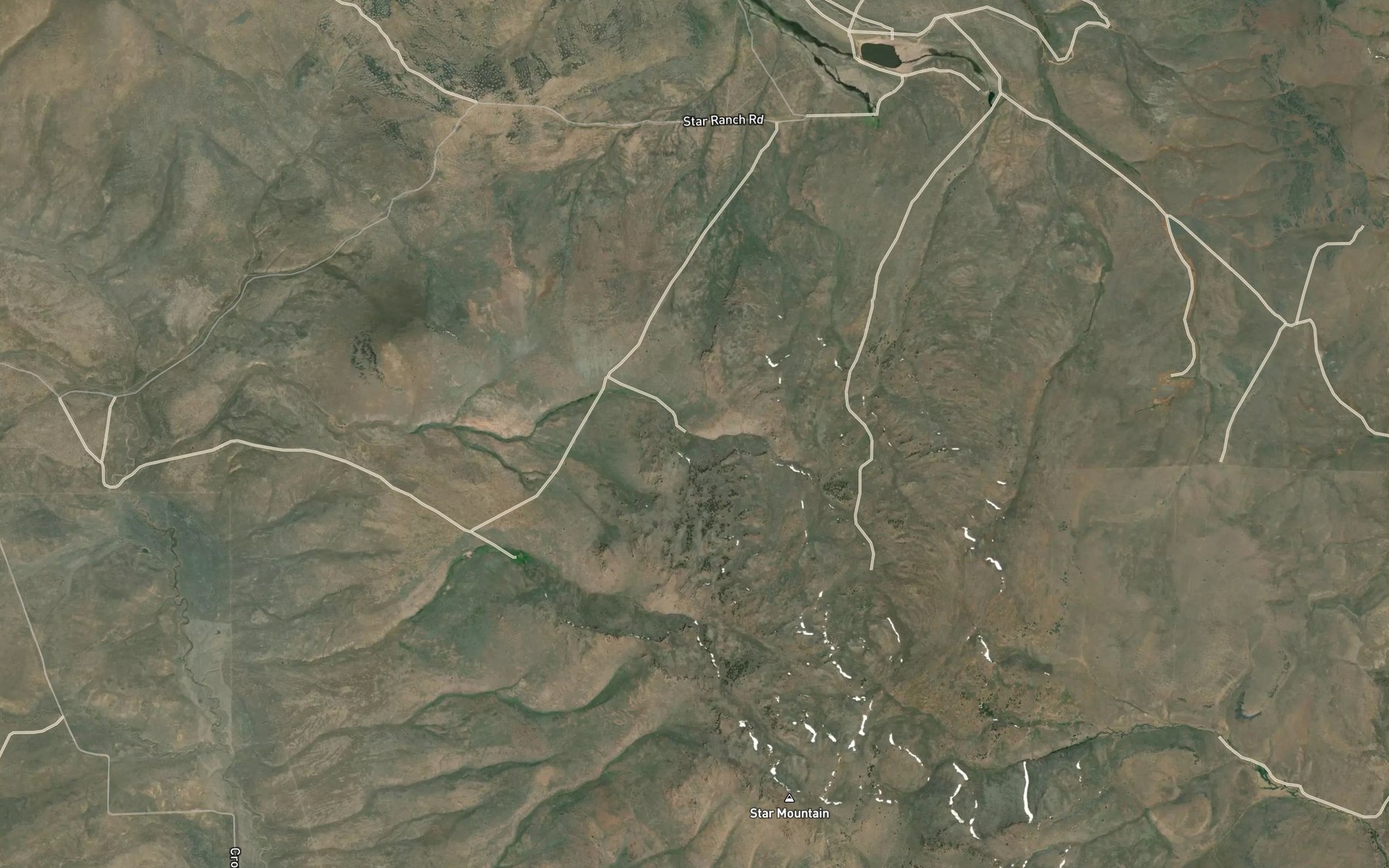 Satellite map of the Aspen Spring