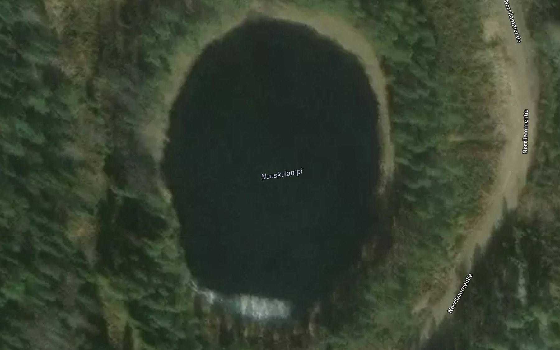 Satellite map of the Nuuskulampi