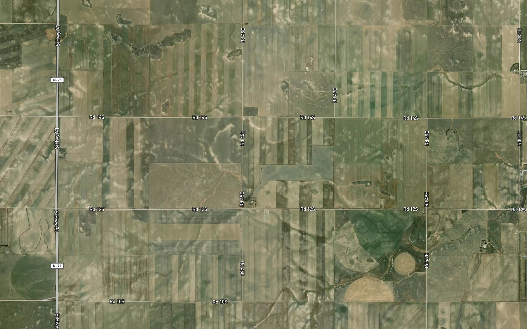 Satellite map of the Daro Reservoir