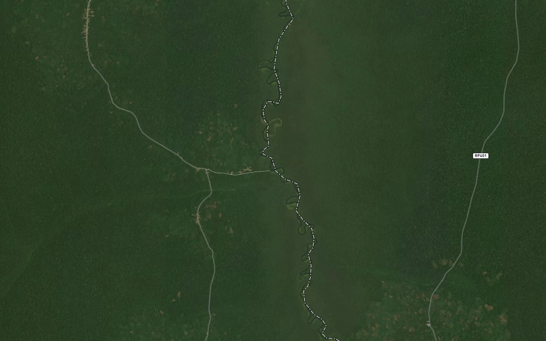 Satellite map of the Lunda