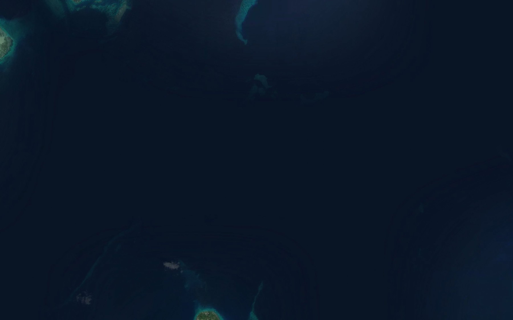Satellite map of the Raven Channel