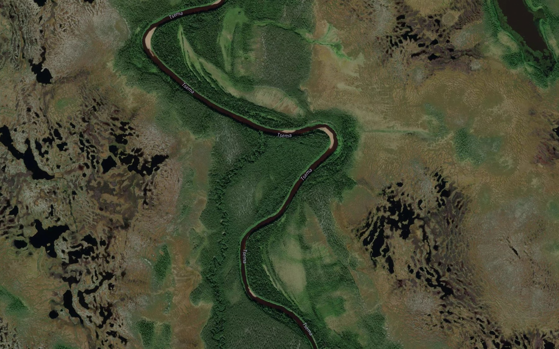 Satellite map of the Velikaya Viska