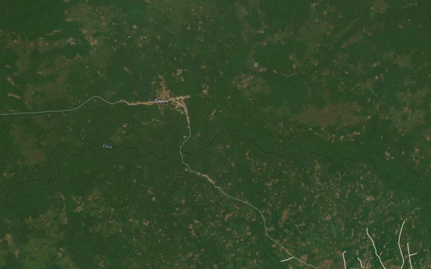 Satellite map of the Lindo