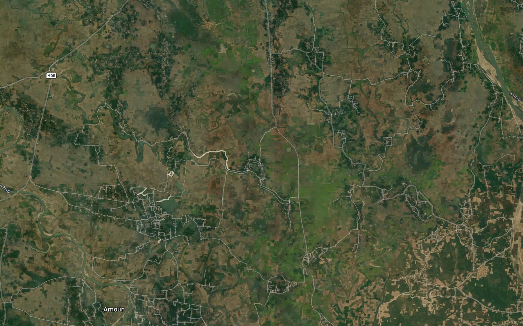 Satellite map of the Satber Nadi