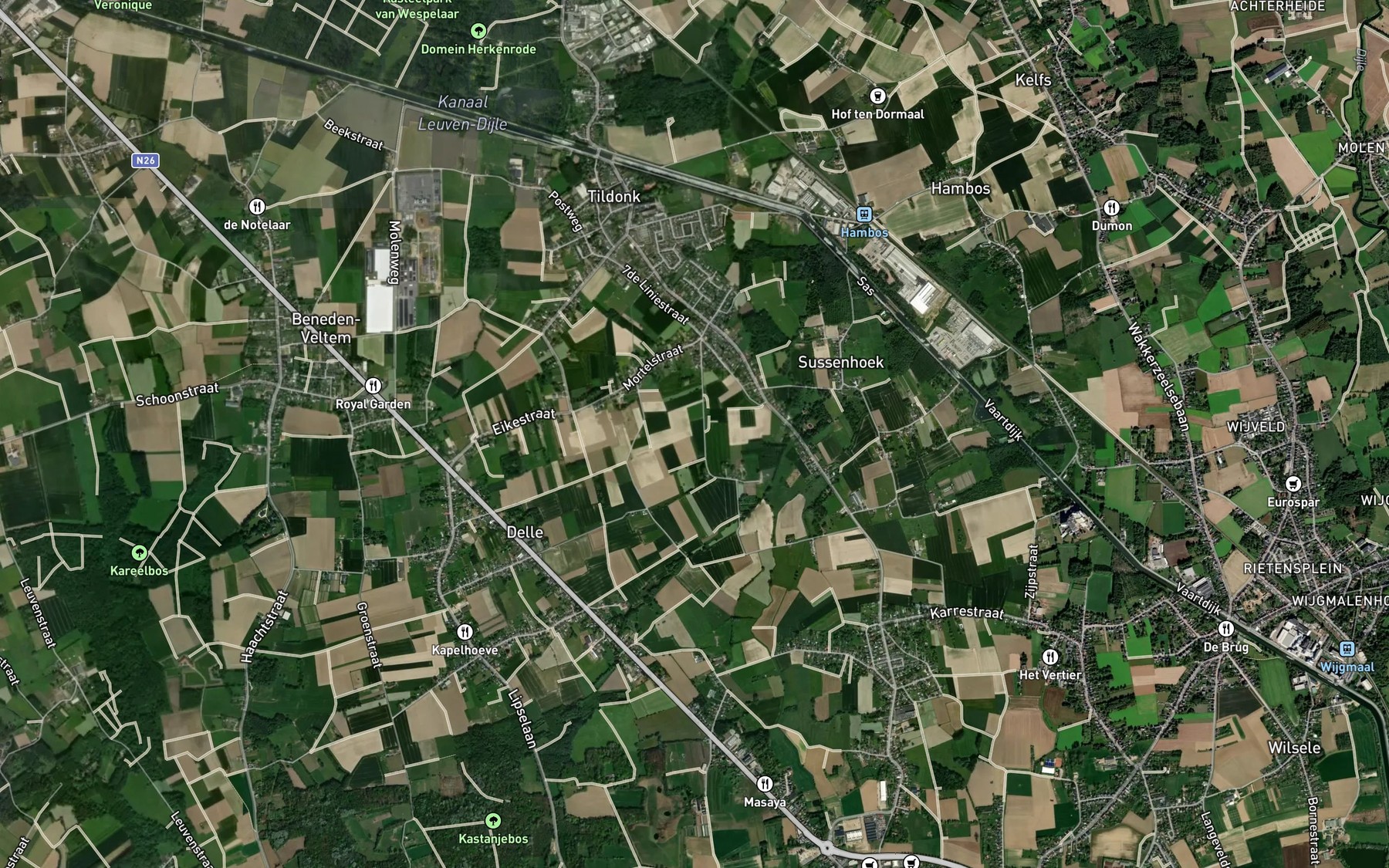Satellite map of the Hogebeek
