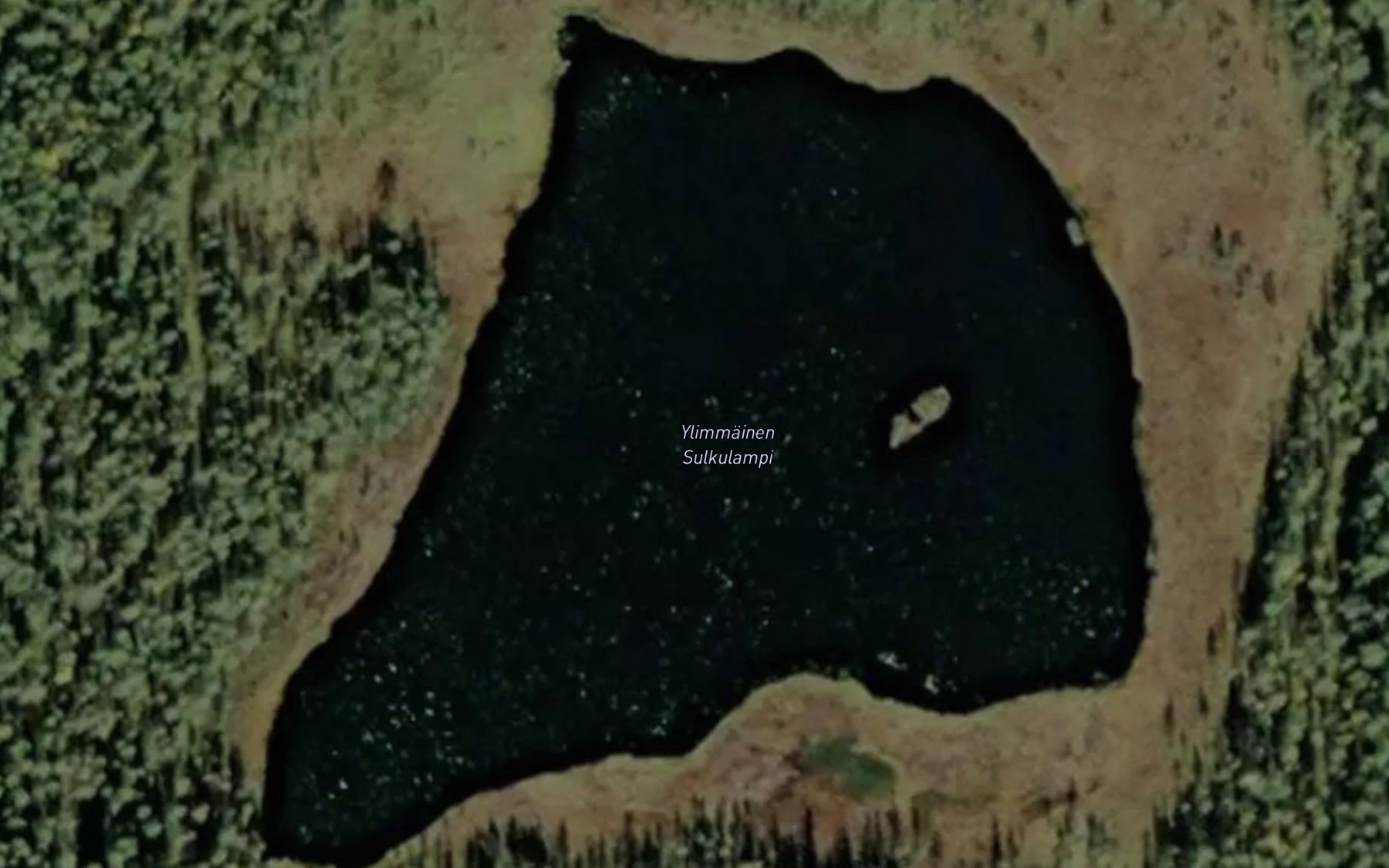 Satellite map of the Ylimmainen Sulkulampi