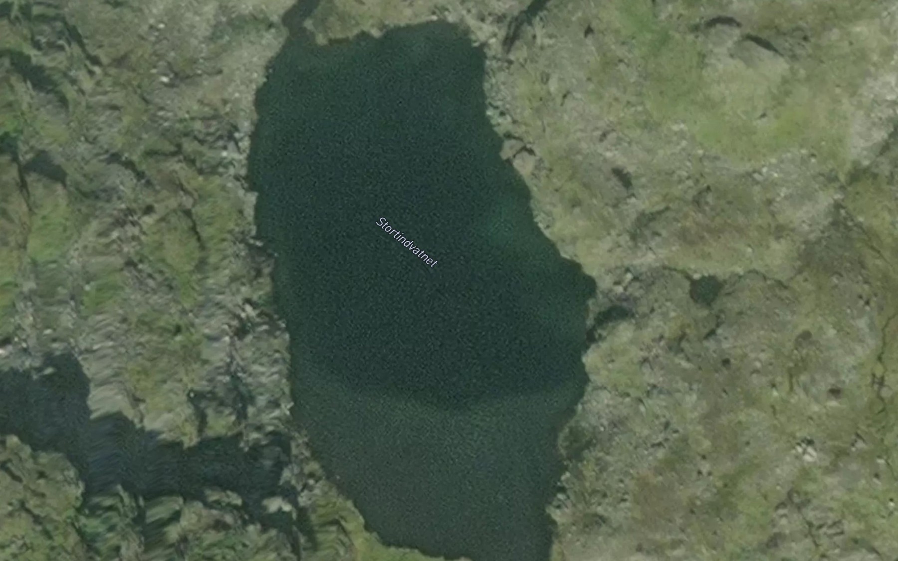 Satellite map of the Stortindvatnet