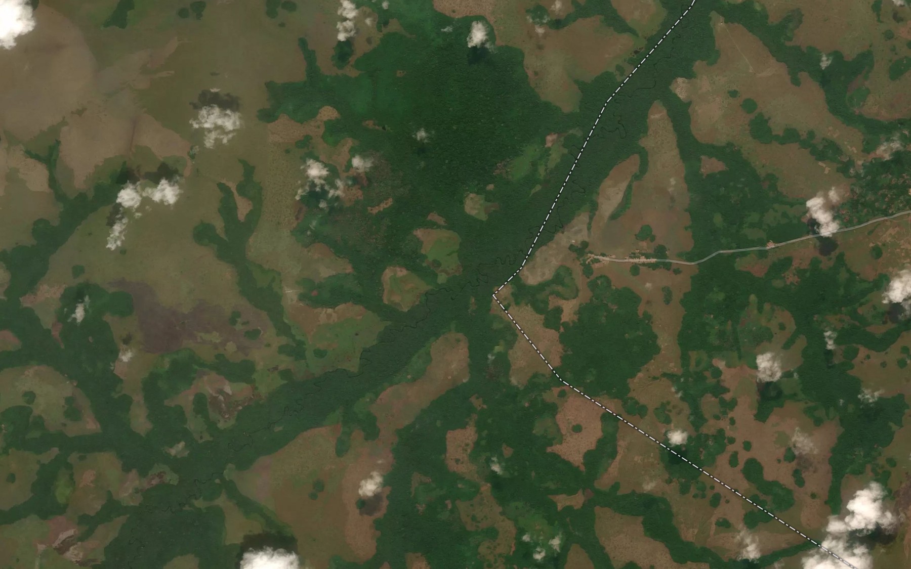 Satellite map of the Imonyon