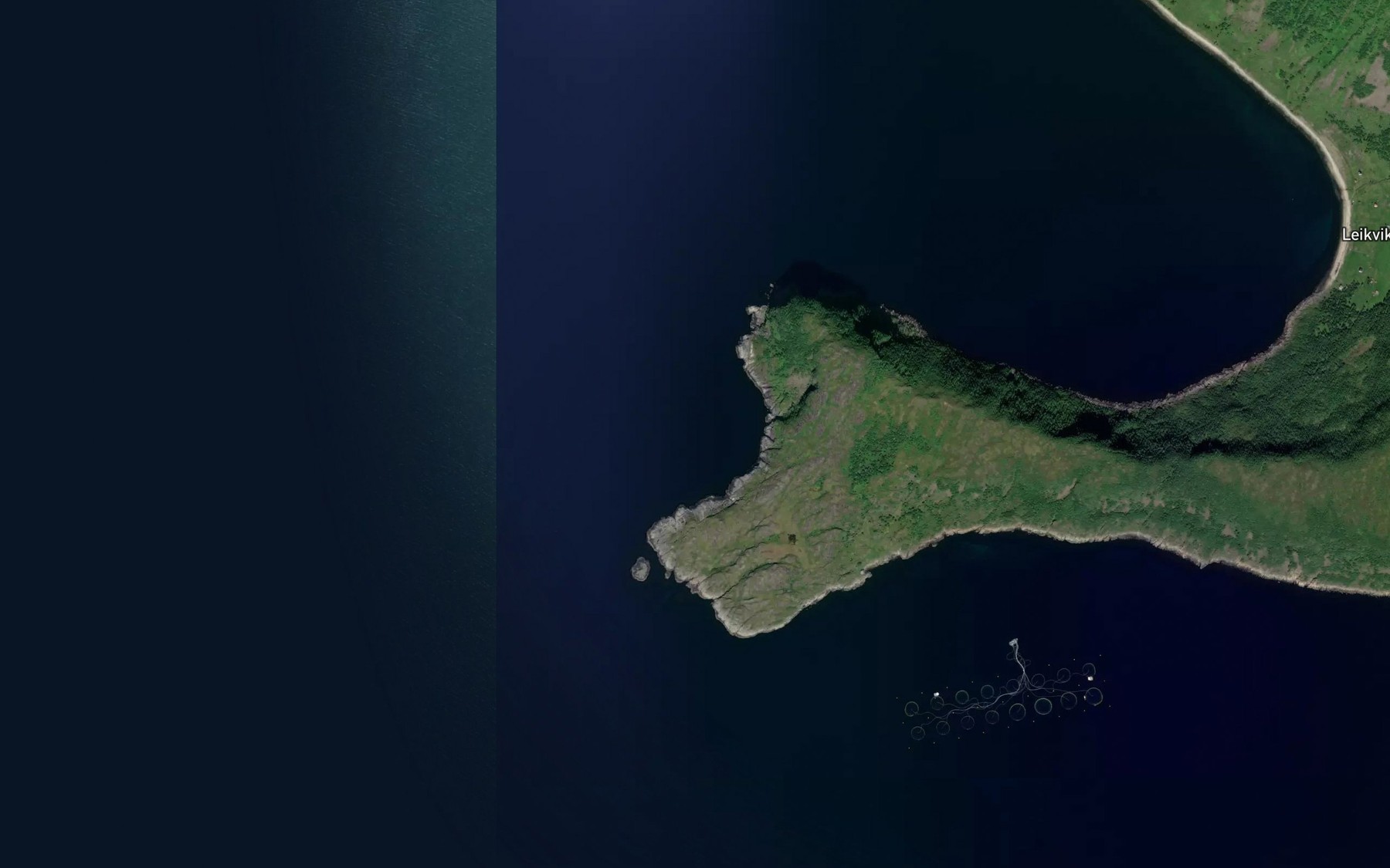 Satellite map of the Grindebogen