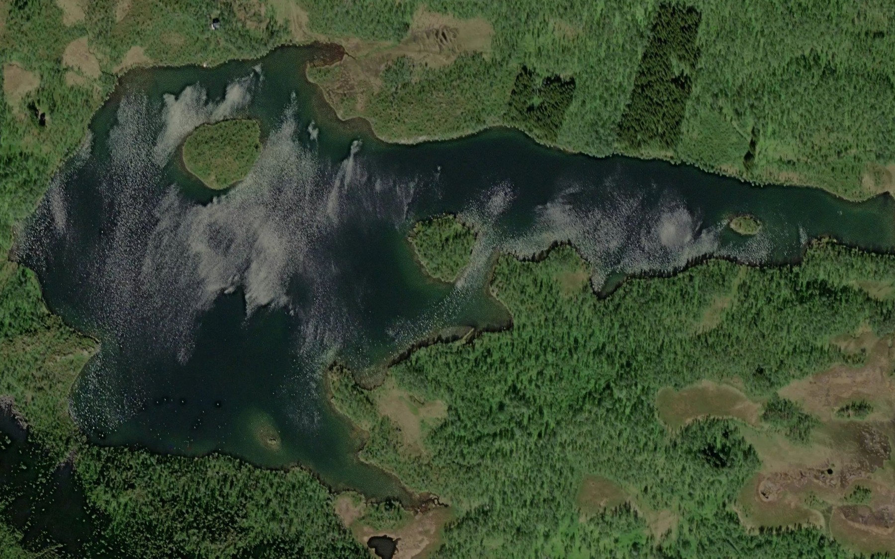 Satellite map of the Kruossajavri