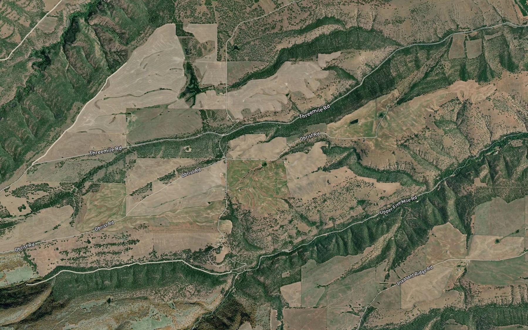 Satellite map of the Liechti Pond