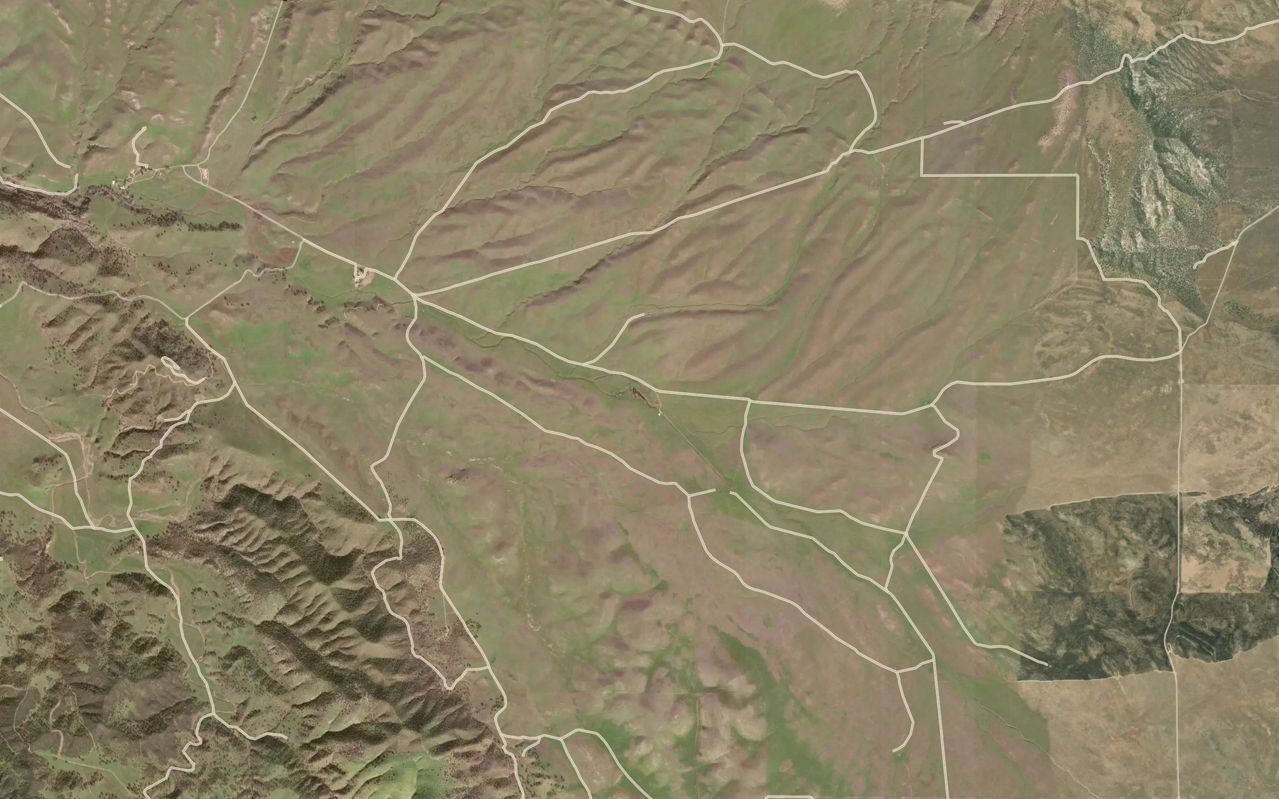 Satellite map of the Big Spring