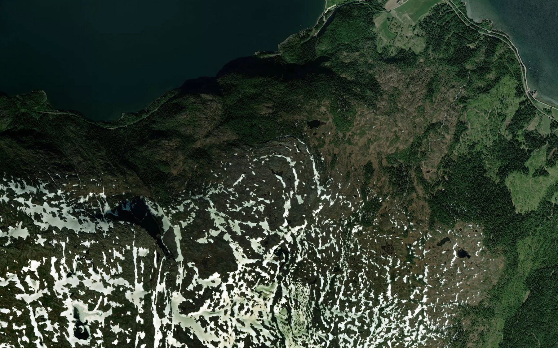 Satellite map of the Badartjorna